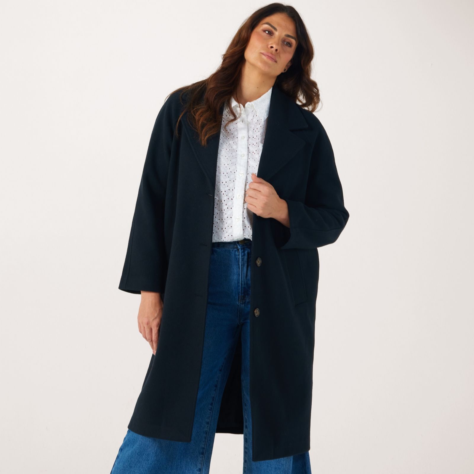 Centigrade Single Breasted Mid Length Coat