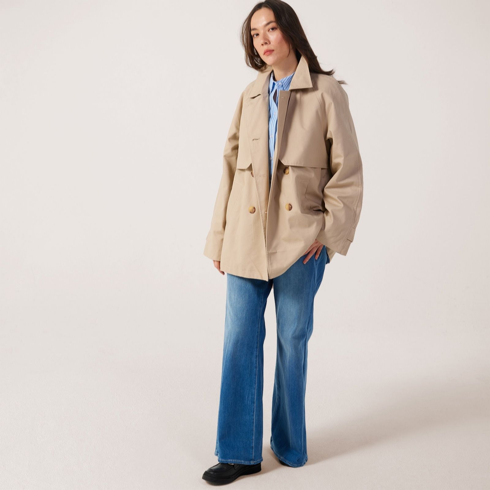 Yas Camel Venice Trench Coat