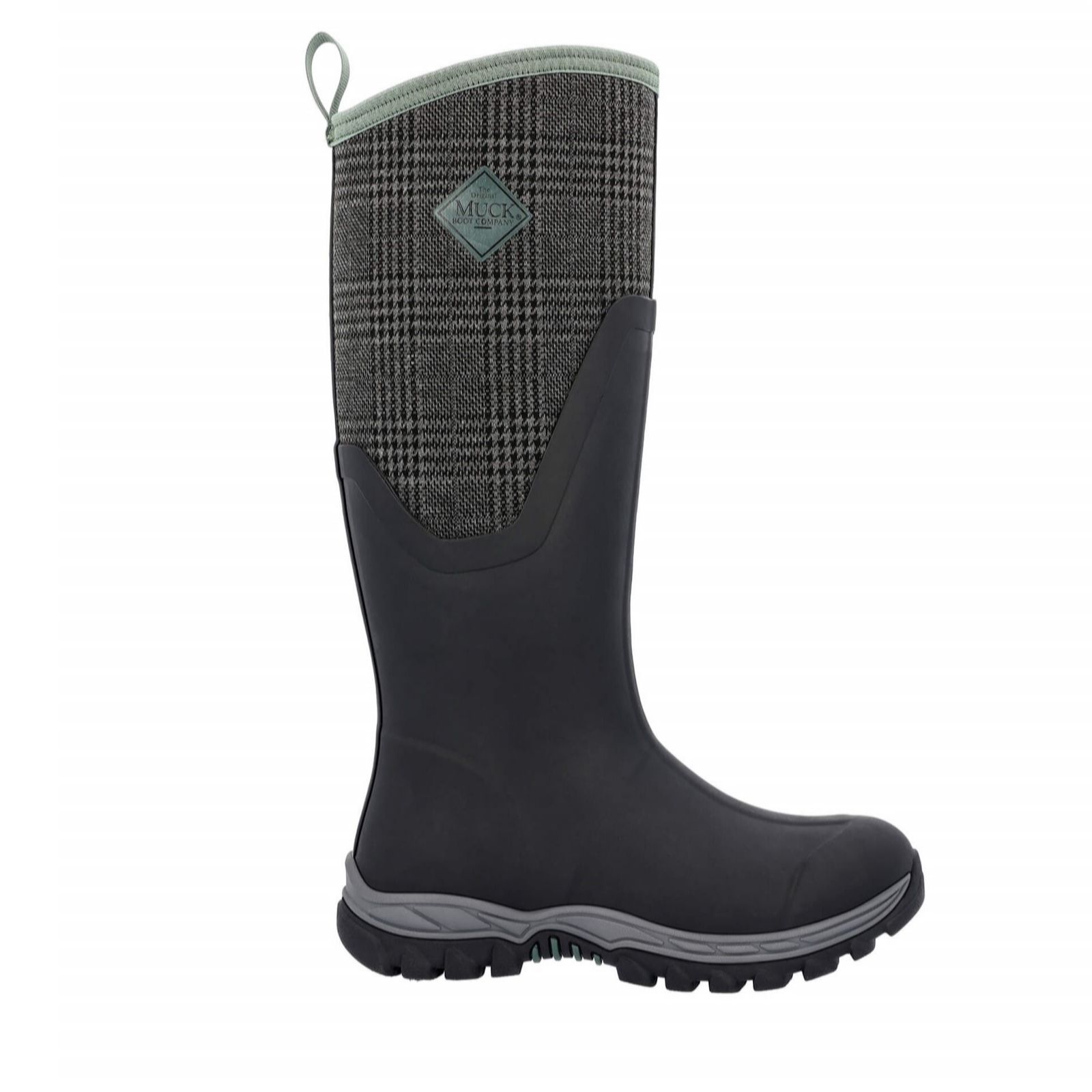 Muck Boots Black,Check Arctic Sport Tall Ii Wellington