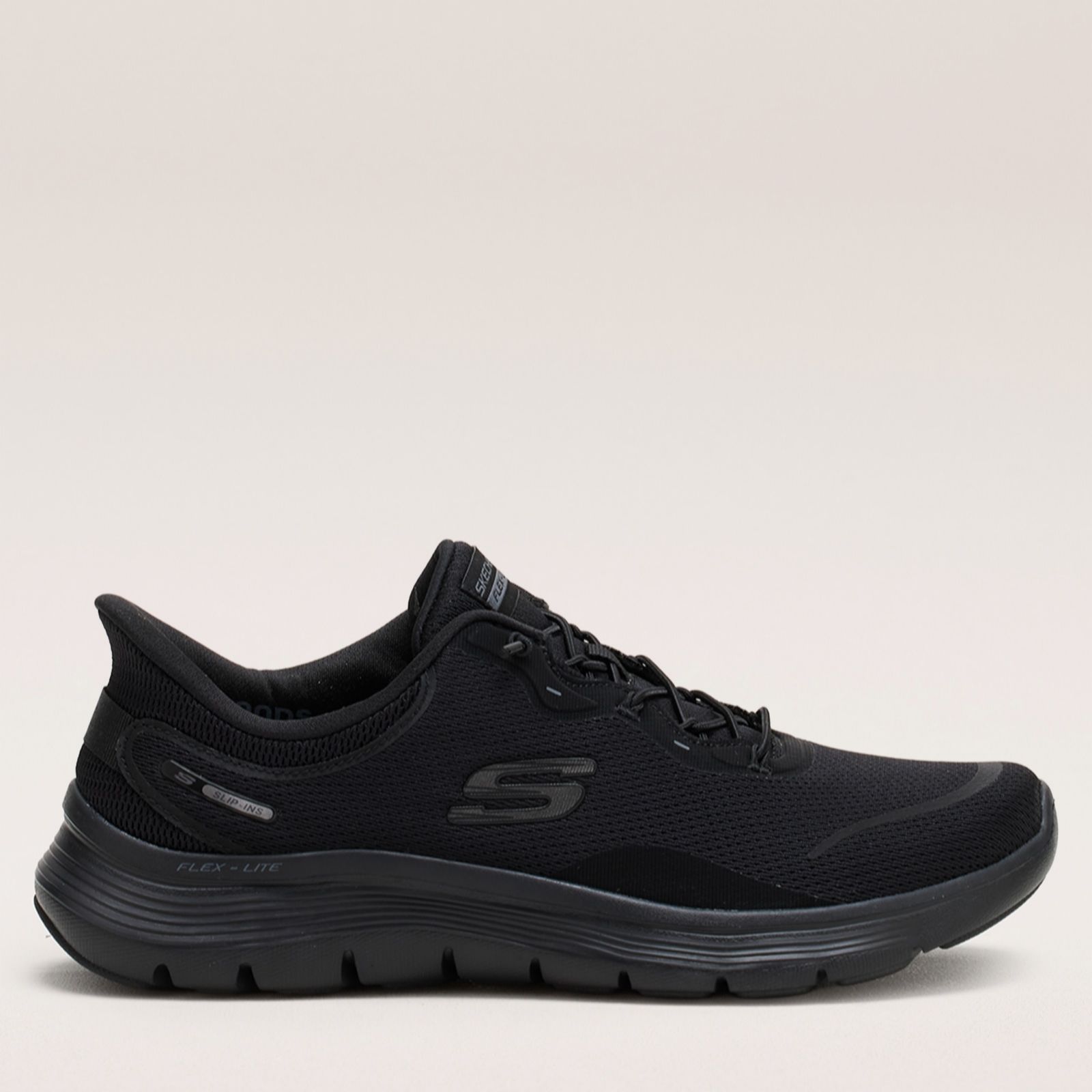 Skechers Black Flex Appeal 5.0 Easy Breezy Slip-Ins Trainer