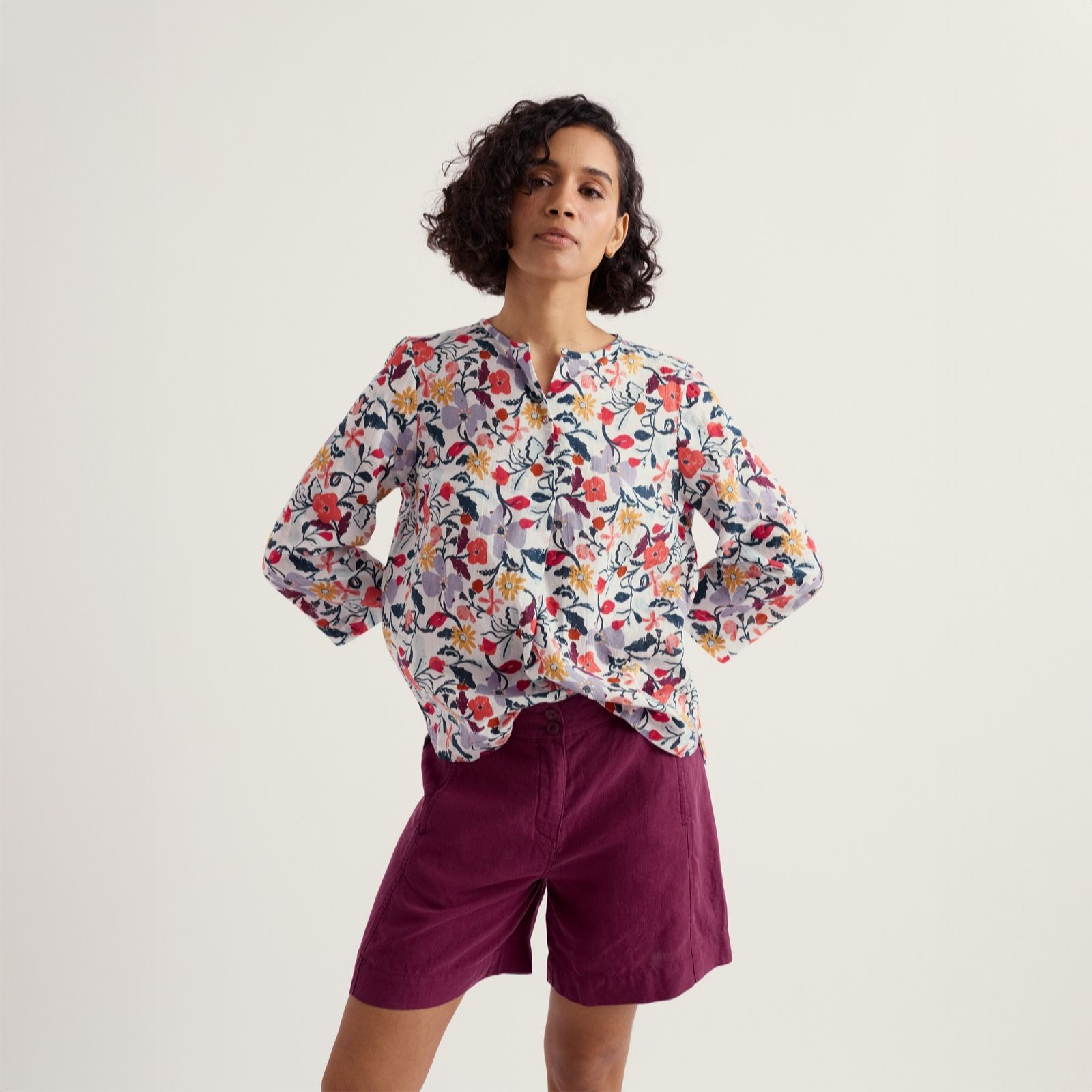 Seasalt Cornwall Watercolour Sketch Top women's