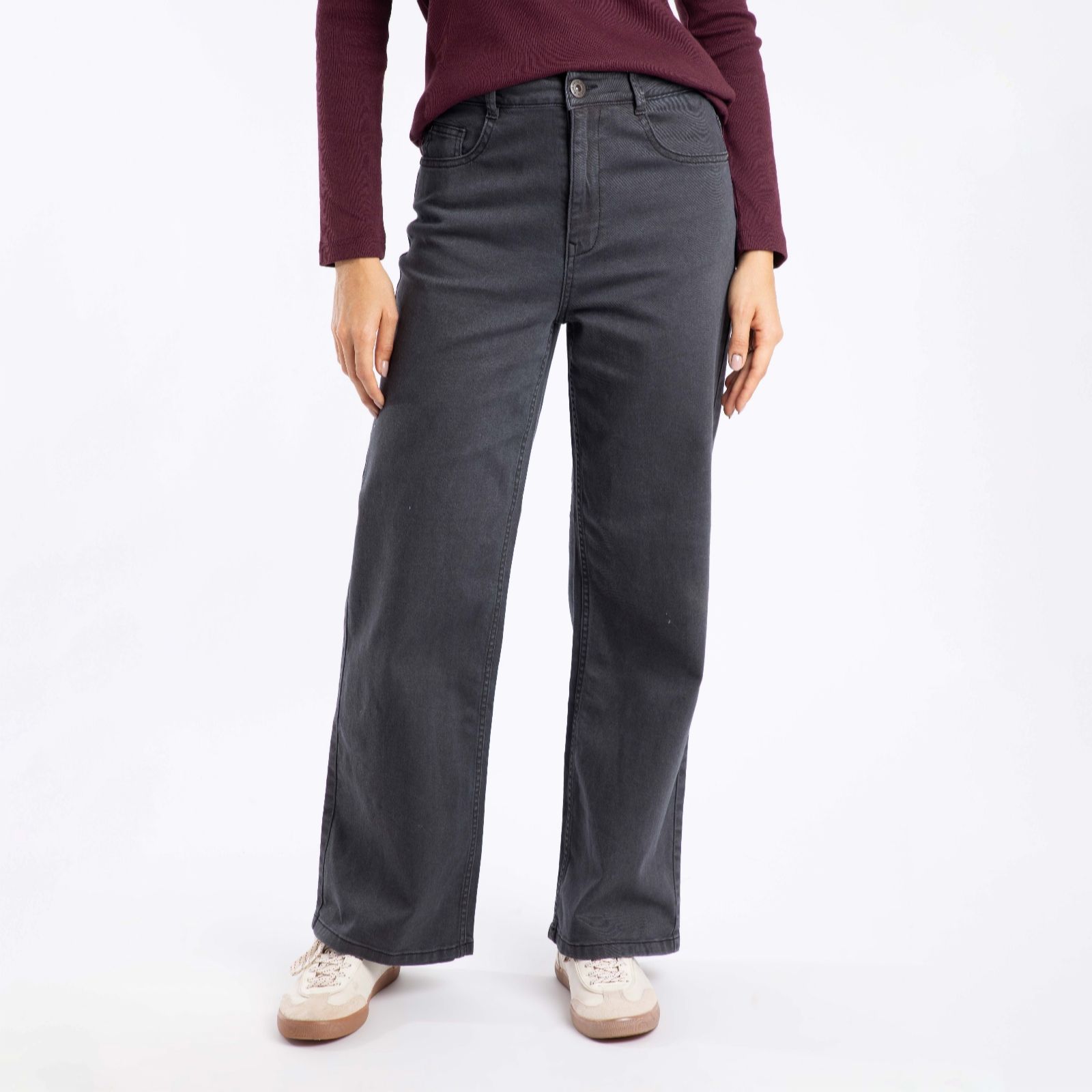 Weird Fish Cora Wide Leg Denim Jeans women's