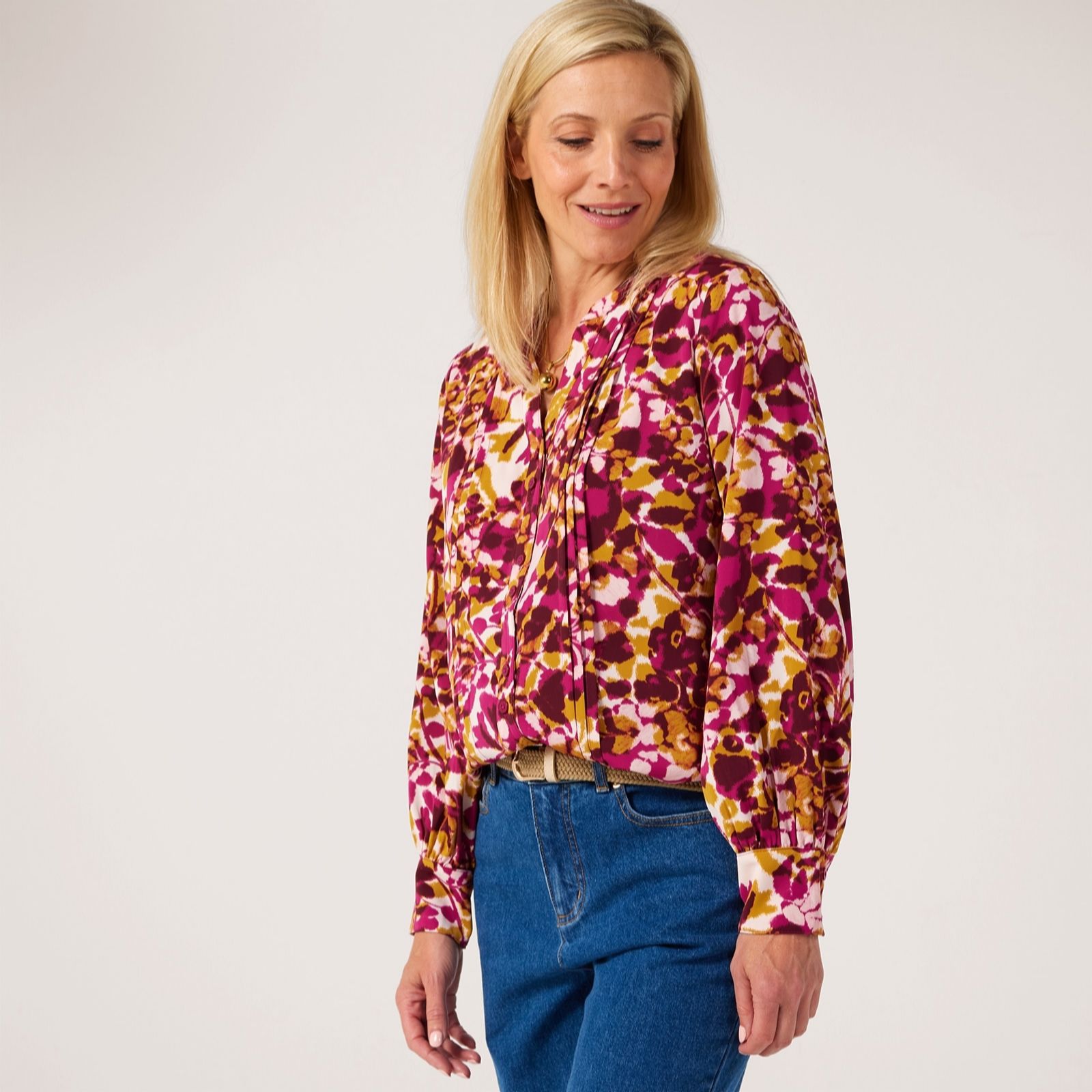 Ruth Langsford Pintuck Blouse