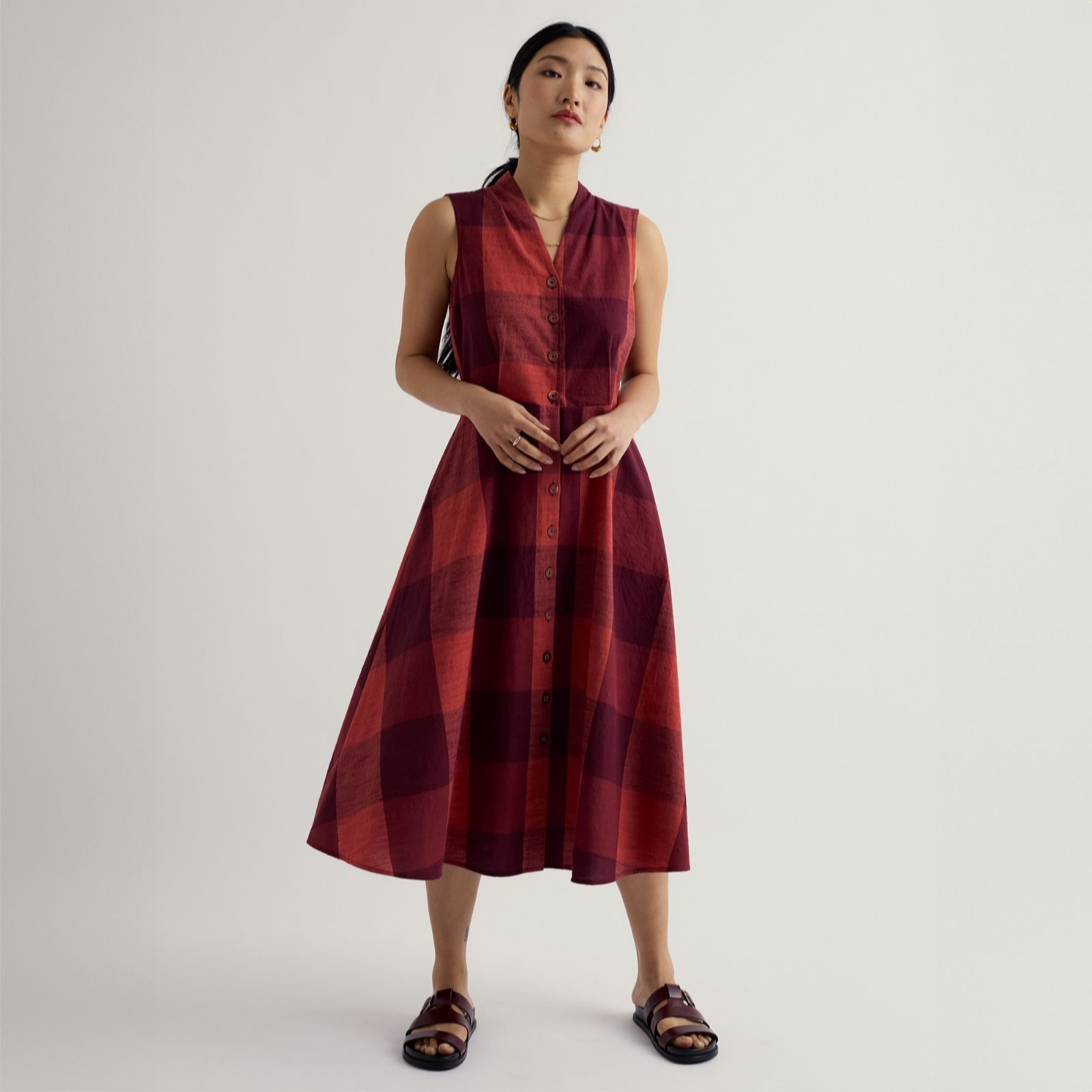 Seasalt Cornwall Sleeveless Carved Wood Dress women's