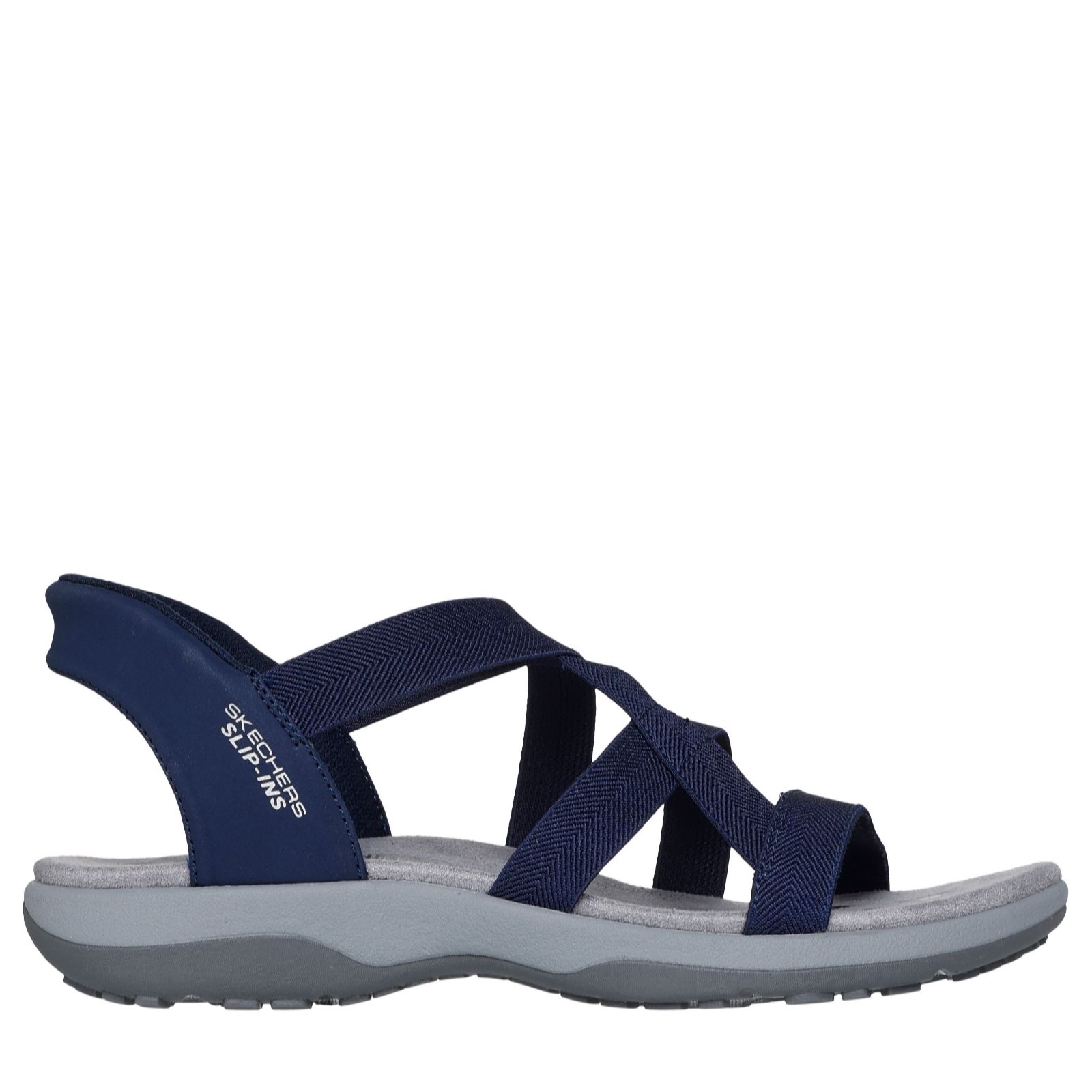 Skechers Black Reggae Slim Stretch Flex Sandal
