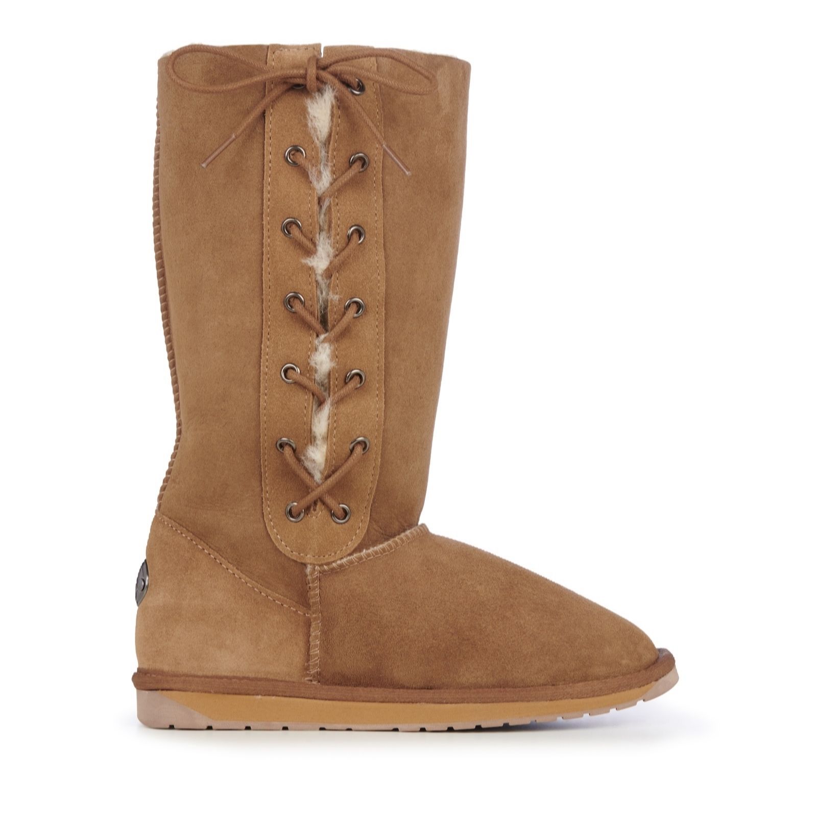 Emu Australia Chestnut Emu Platinum Hi Lace Boot