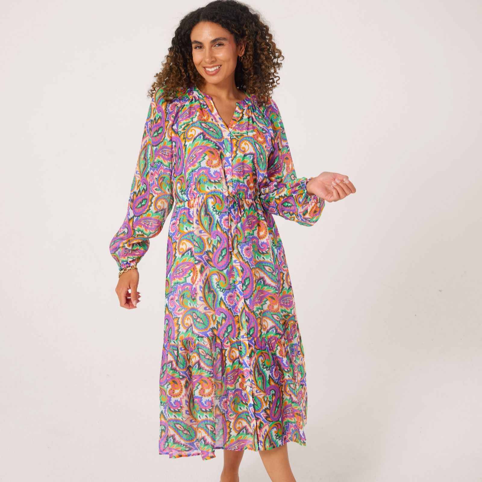 Dannii Minogue Paisley Print Dress Standard