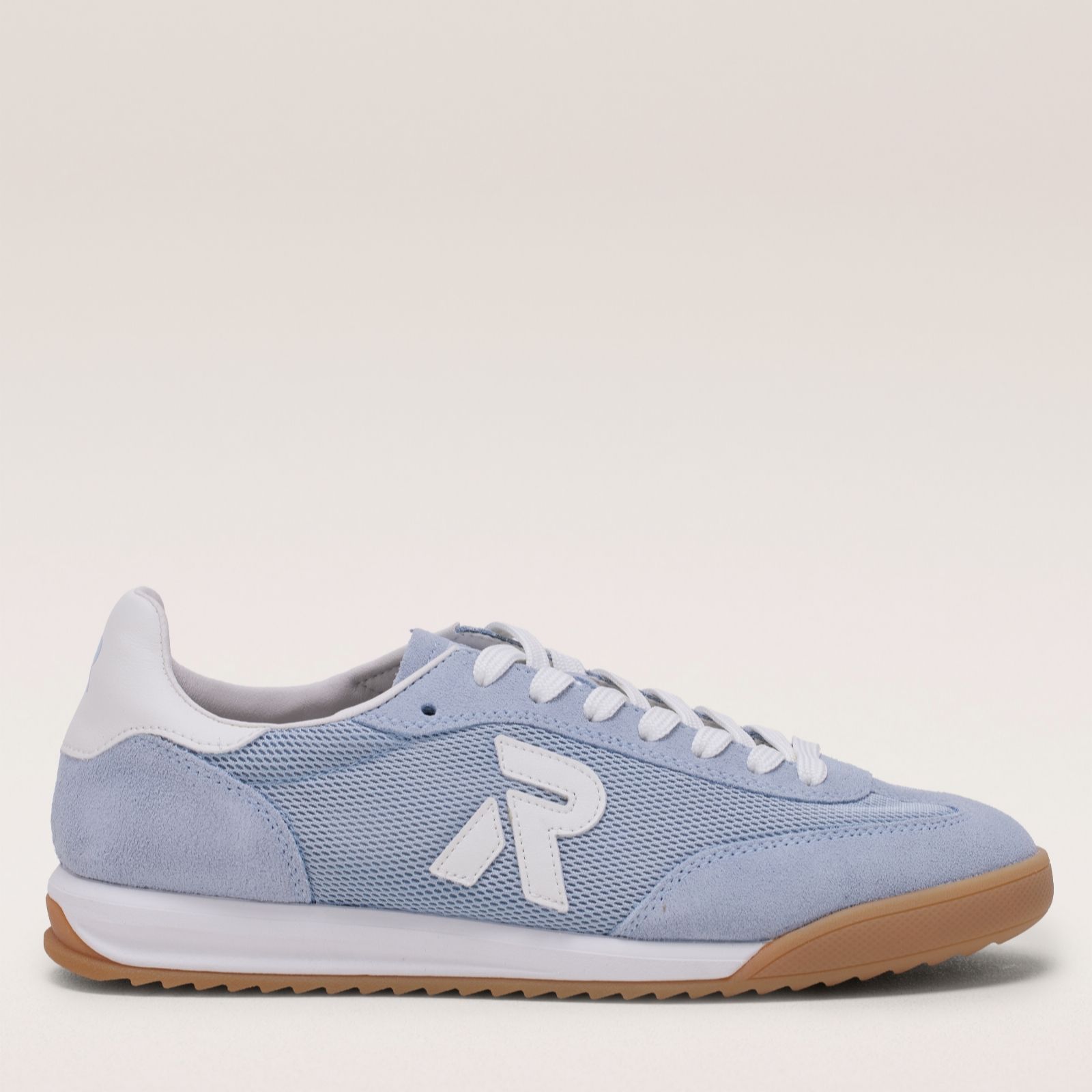 Rieker Pink Suede Lace Up Trainers