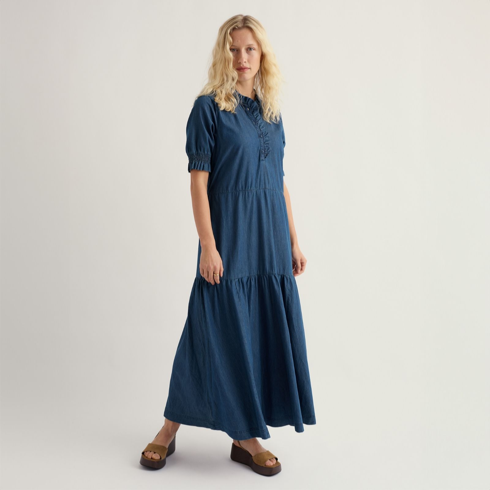 Seasalt Cornwall Women's Mid Wash Feather Star Dress Standard