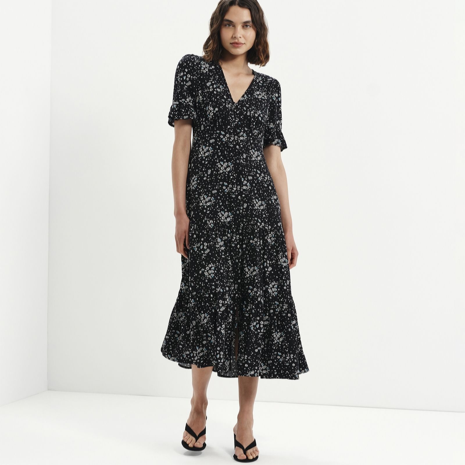 Finery London Sinead Floral Ditsy Printed Dress Petite women's