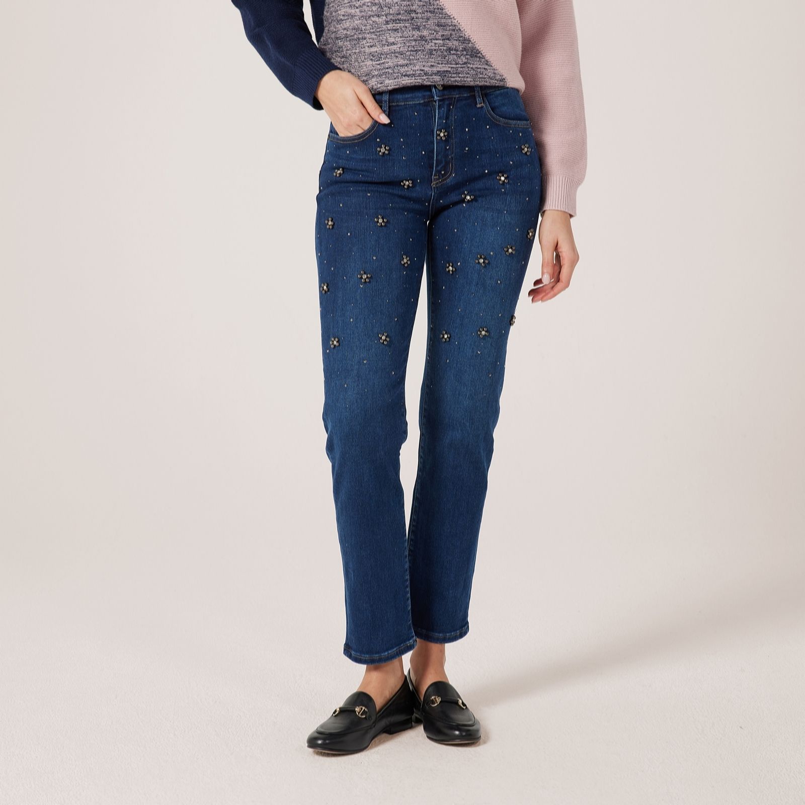 Izabel London Studded Jeans