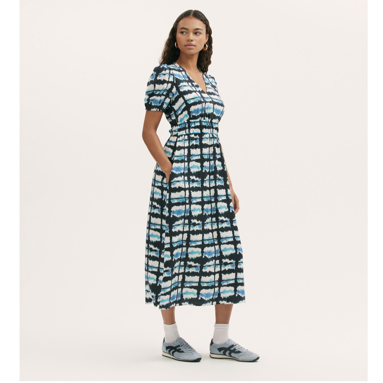 Finery London Katerina Printed Midi Dress women's