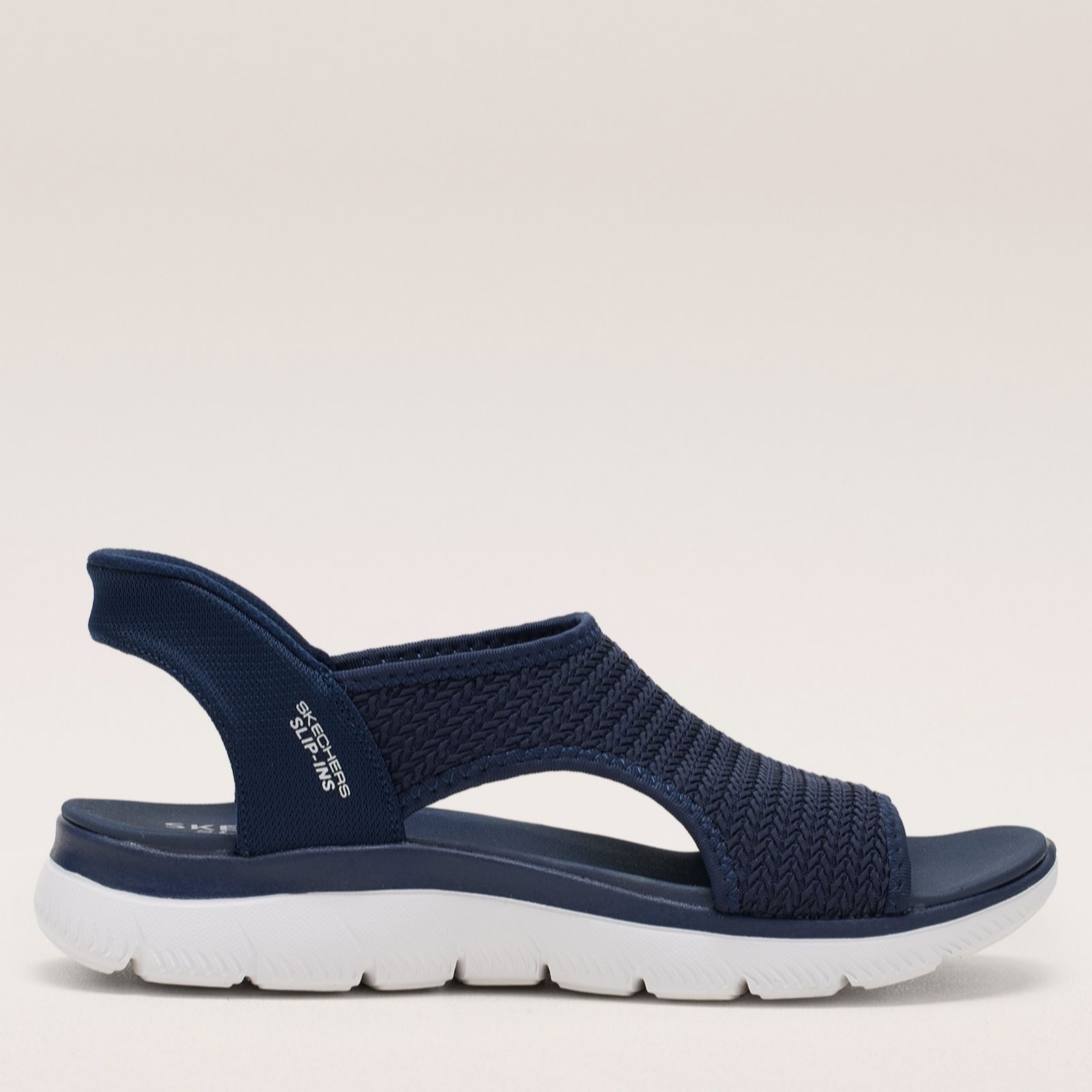 Skechers Women's Black Summits Sandal Sweetly Evolved Sandal