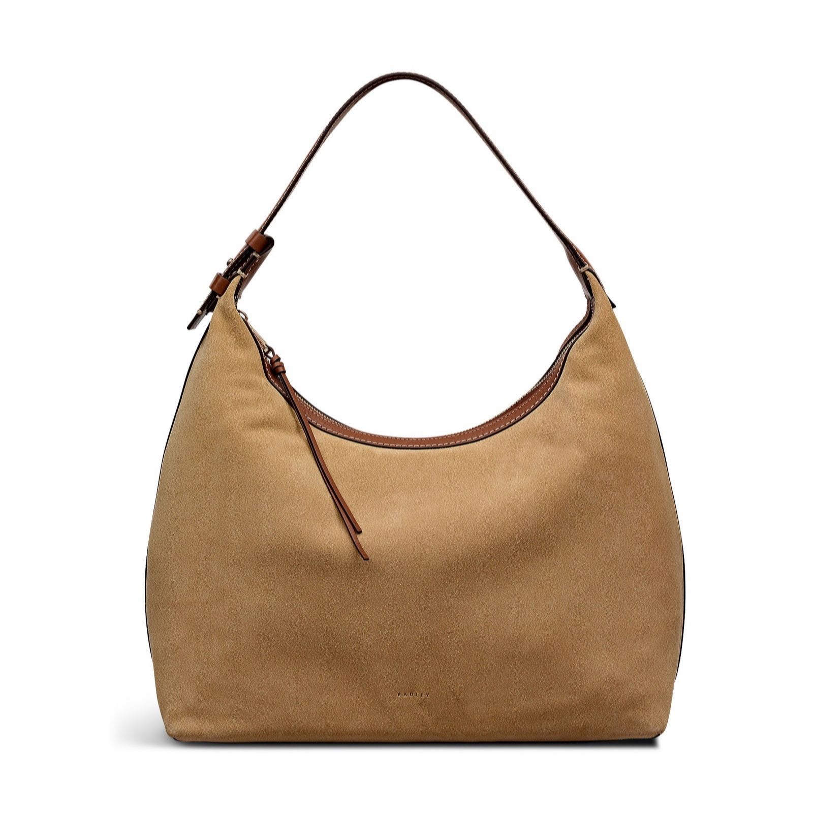 Radley Cognac Spencer Mews Large Ziptop Shoulder Bag