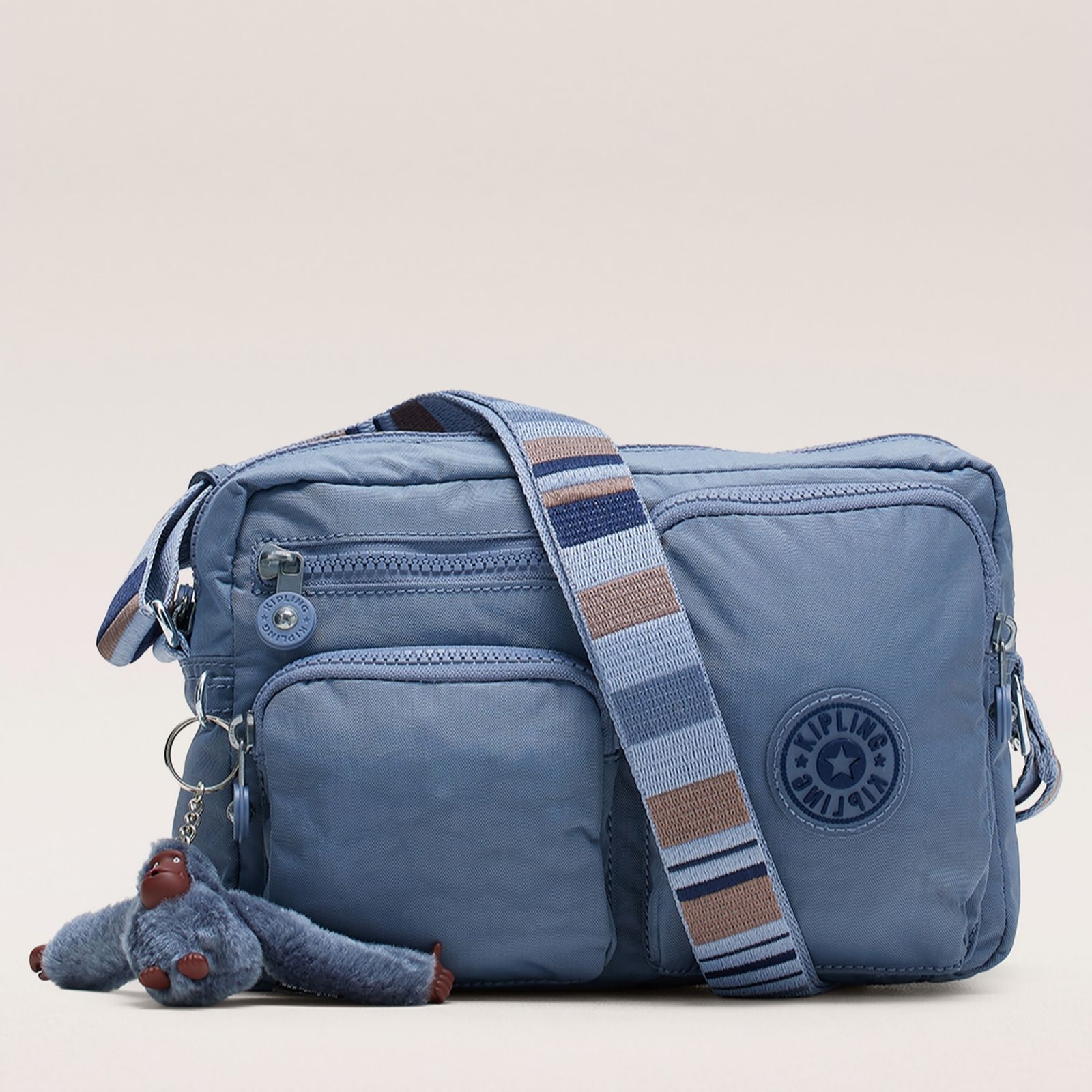 Kipling Retro Black Aberdeen Medium Cross-Body Bag