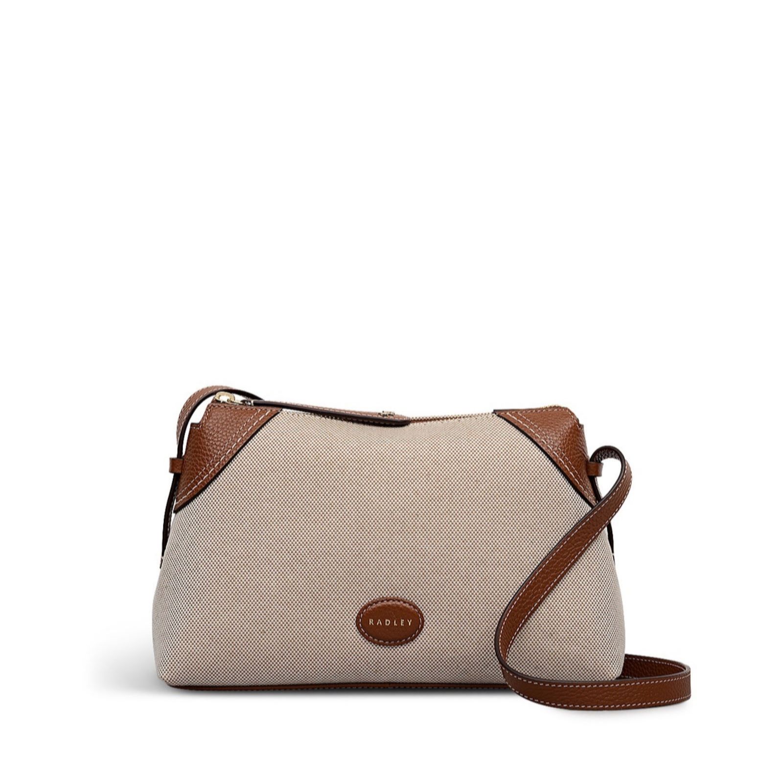 Radley Natural Crawford Mews Small Ziptop Cross-Body Bag