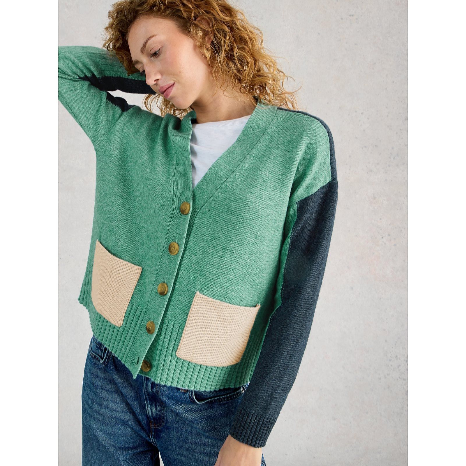 White Stuff Mary Colourblock Cardi