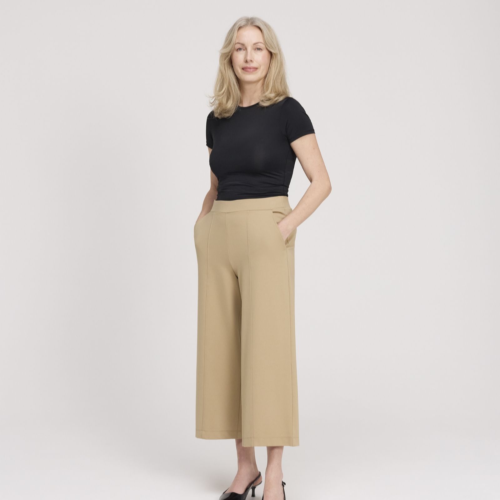 Finery London Taya Ponte Pull On Trouser Standard women's