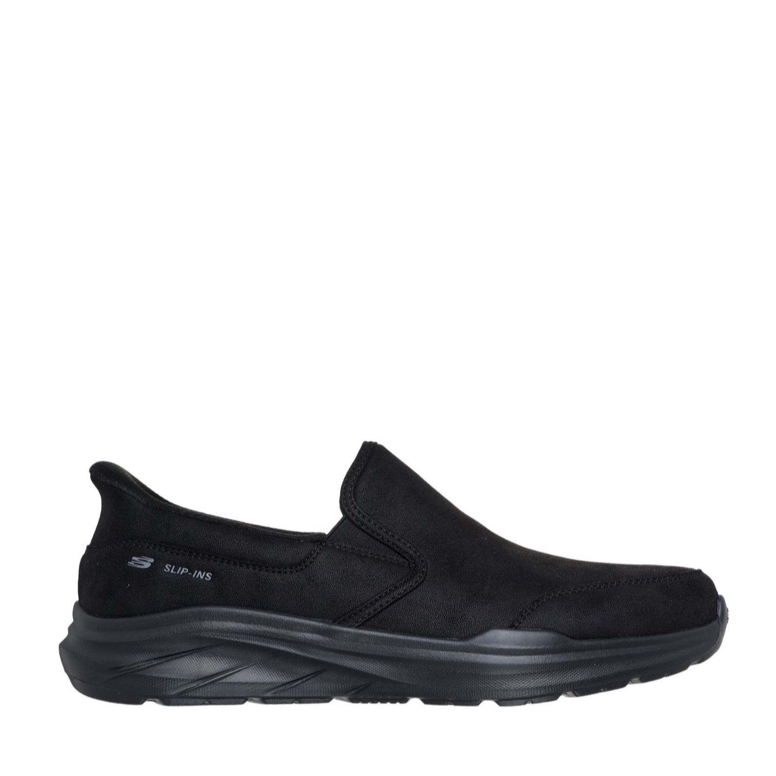 Skechers Men's Slip-ins Relaxed Fit: Equalizer 6.0 - Zorlo Sneaker in Black, Size 12 | Textile/Synthetic, Vegan, Machine Washable