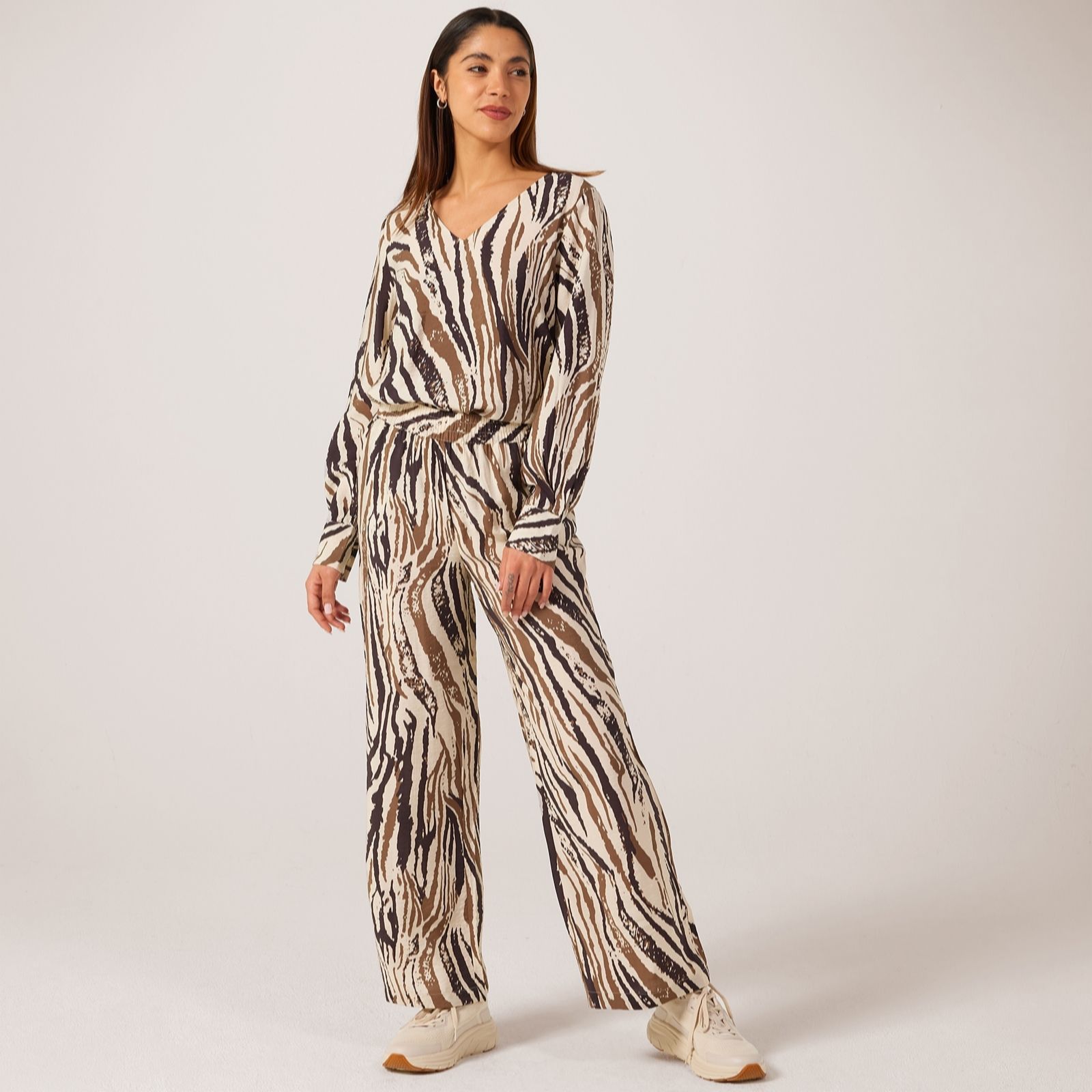 JDY Troya Wide Leg Printed Trouser