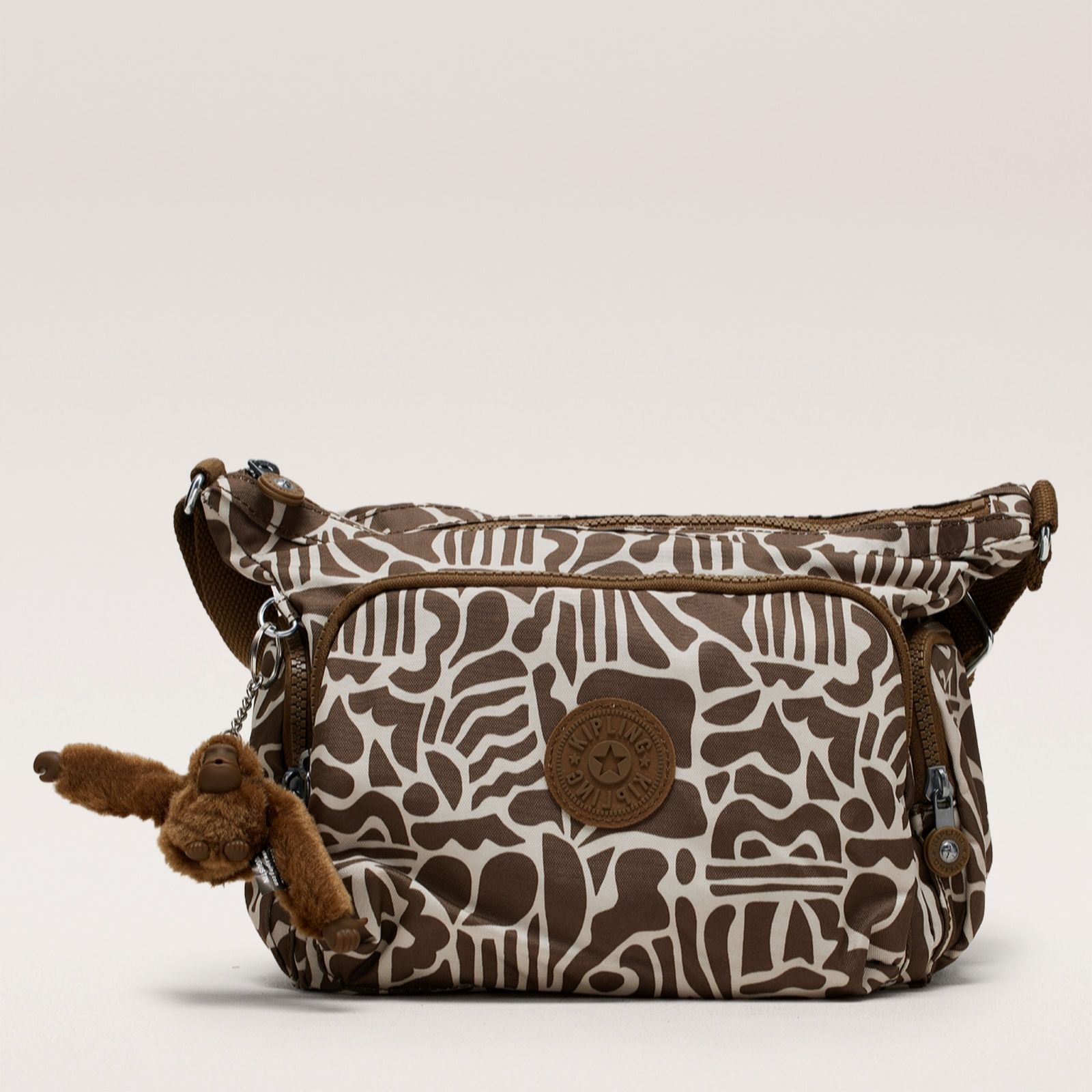 Kipling Medium Crossbody Bag With Adjustable Straps Blue 56% Recycled Polyamide, 44% Polyamide