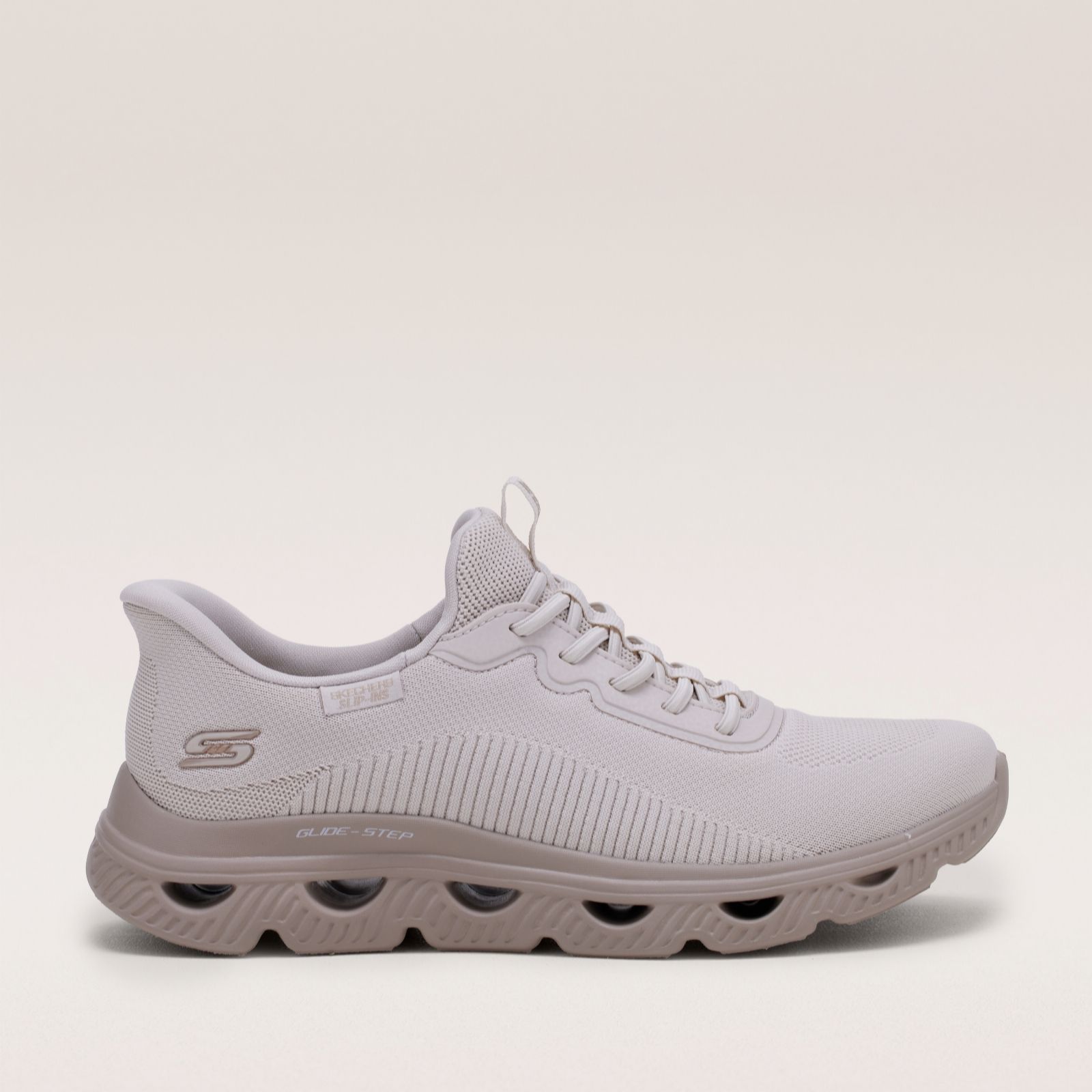 Skechers Black Bobs Arc Waves Slip-Ins Trainer