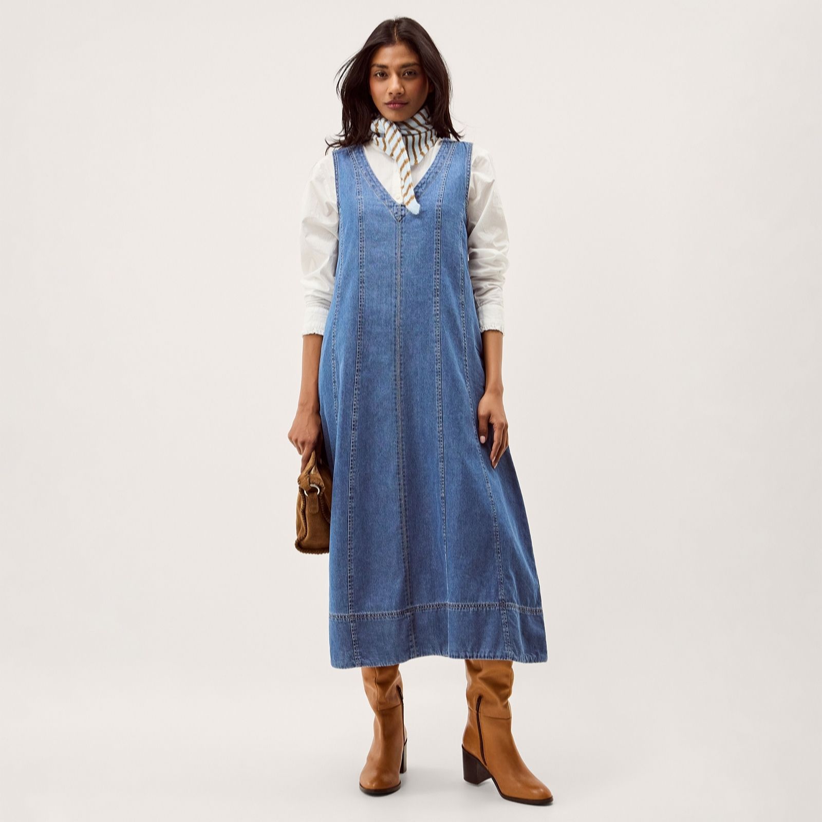 Monsoon Mid Authentic Blue Tessa Denim Dress