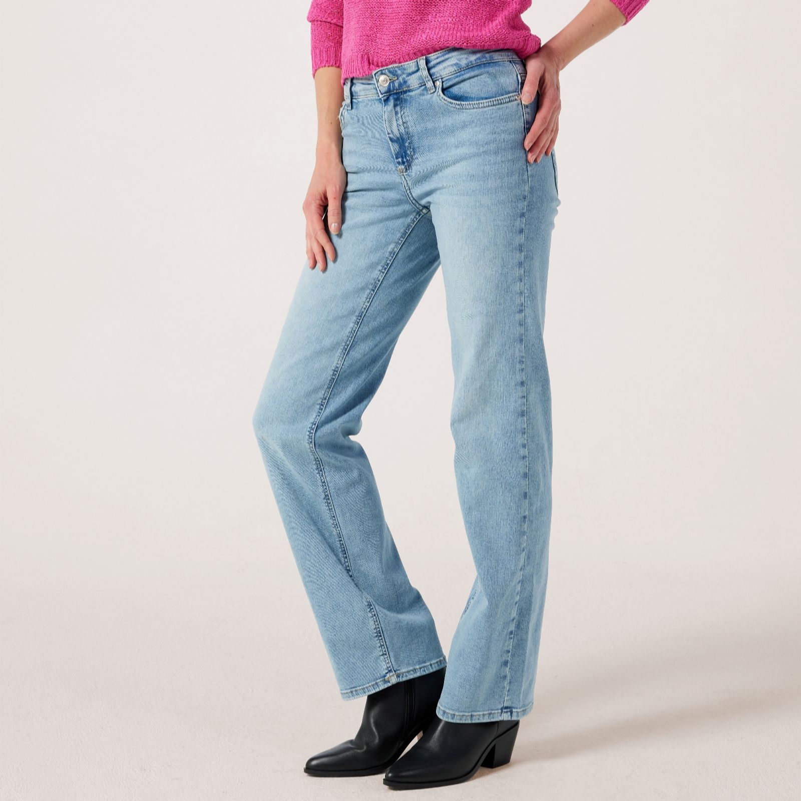 Only Blush 32" Straight Leg Denim Jean