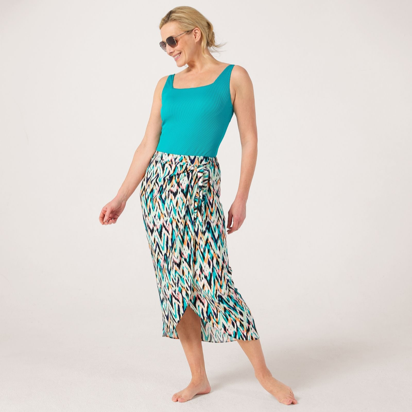 Ruth Langsford Ikat Print Spectra Wrap Sarong