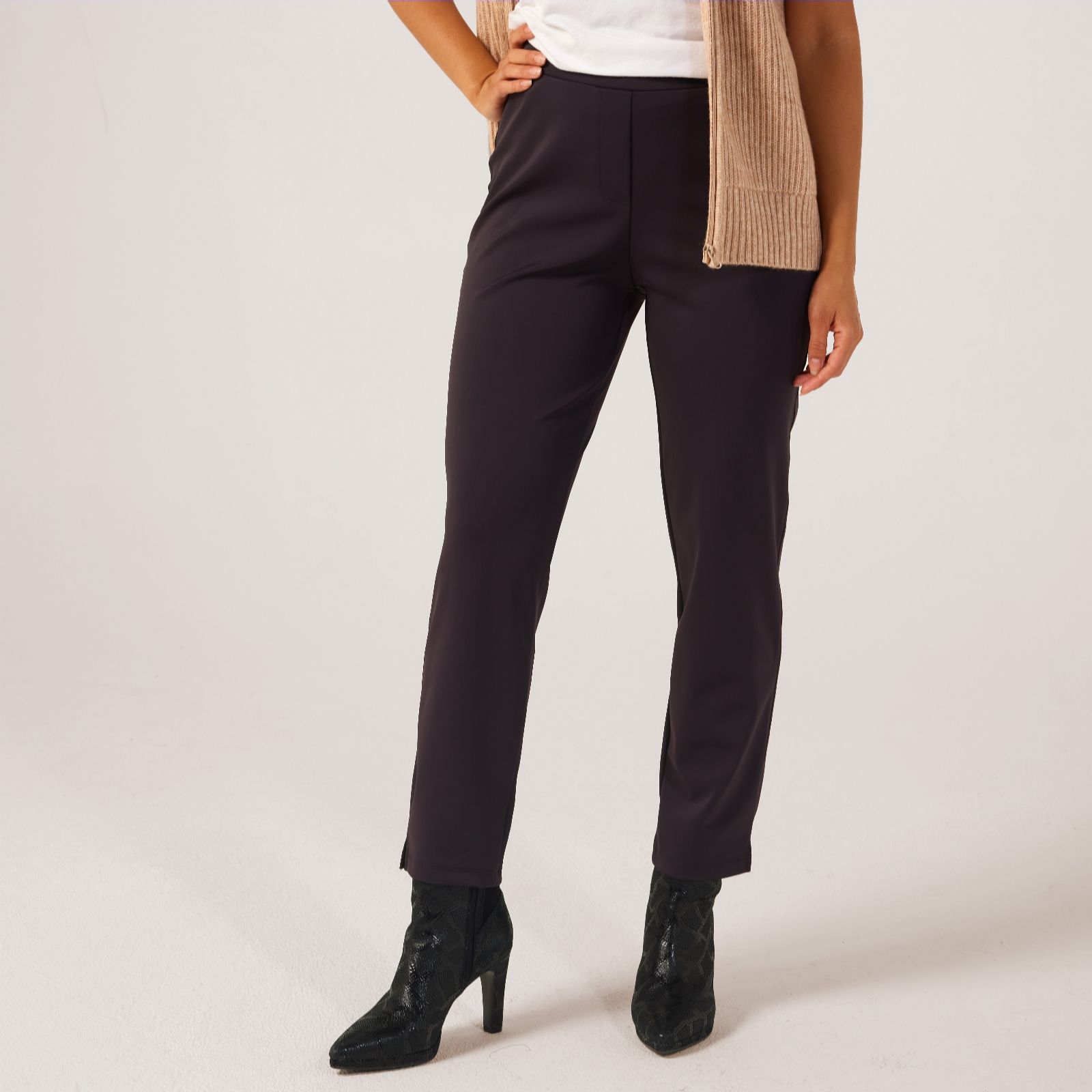 Ruth Langsford Chocolate Scuba Cigarette Trouser Standard