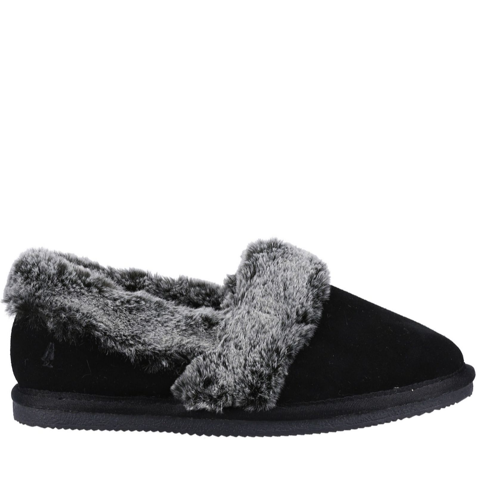 Hush Puppies Black Ariel Slipper