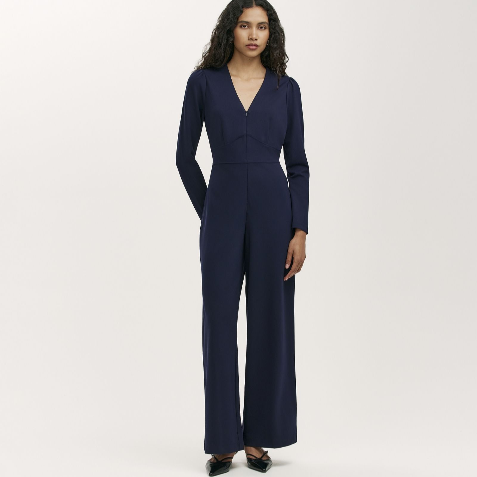 Finery London Melly Ponte Jumpsuit Standard women's