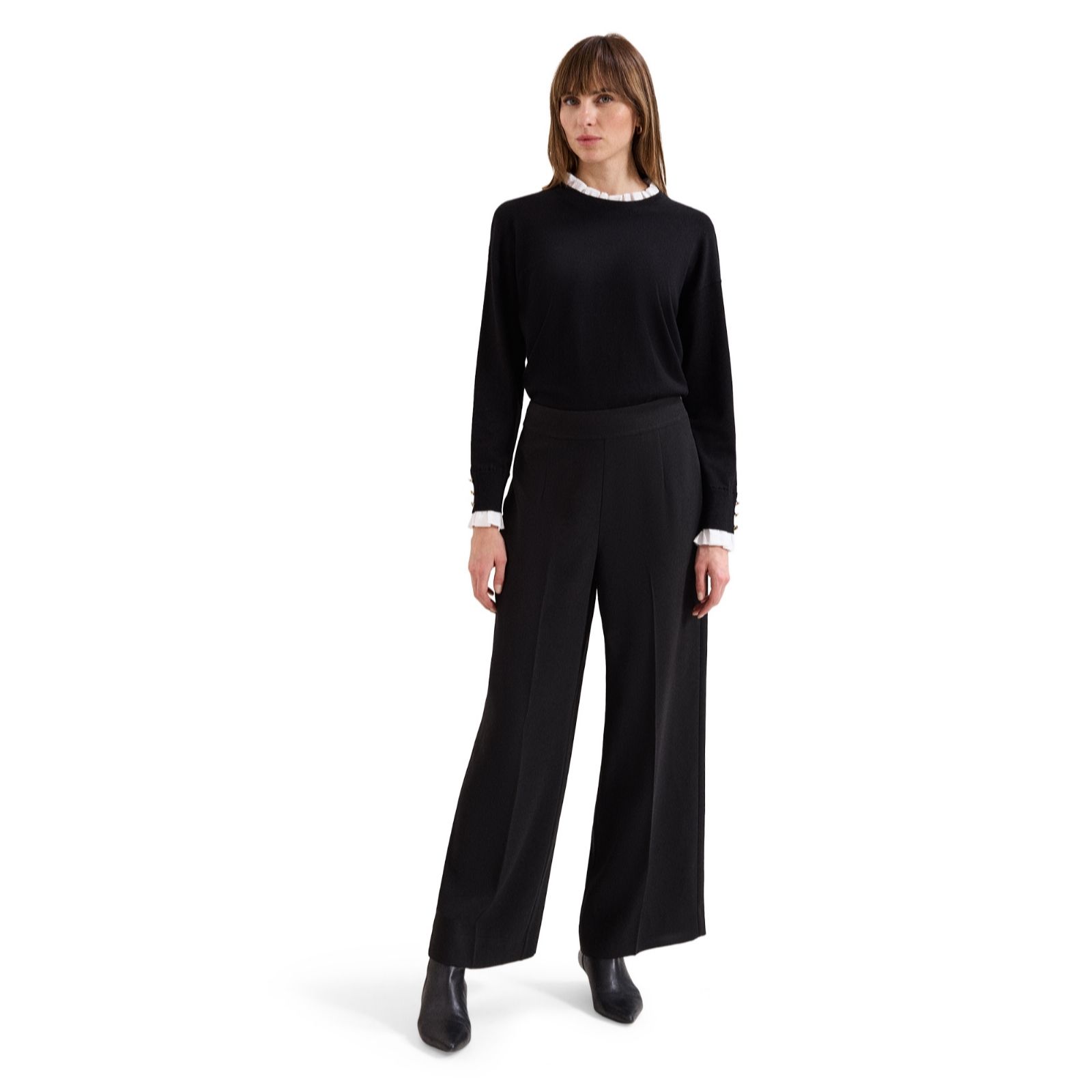 Phase Eight Vari Wide Leg Trouser Petite women's
