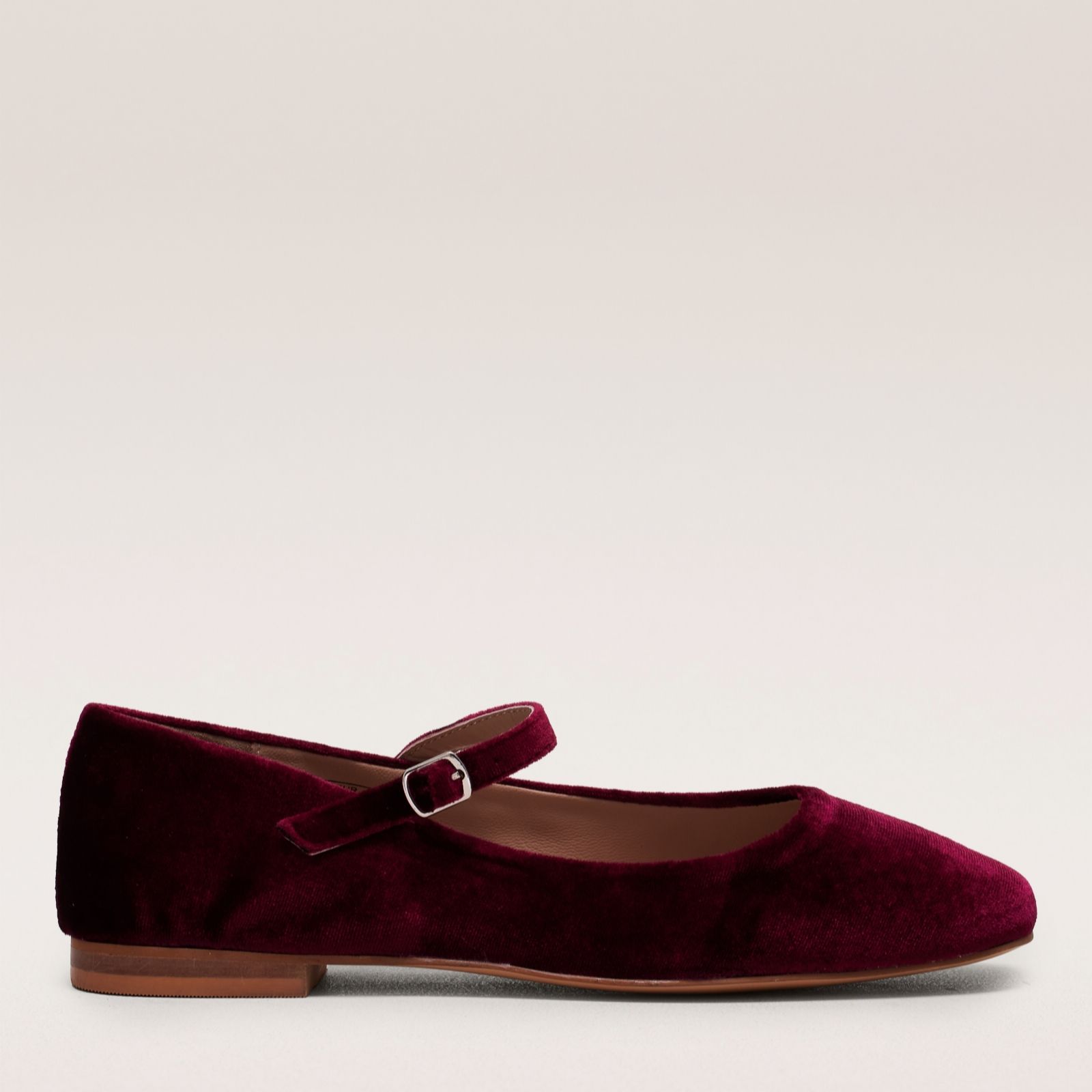 Hush Puppies Bordo Velvet Pasha Ballerina