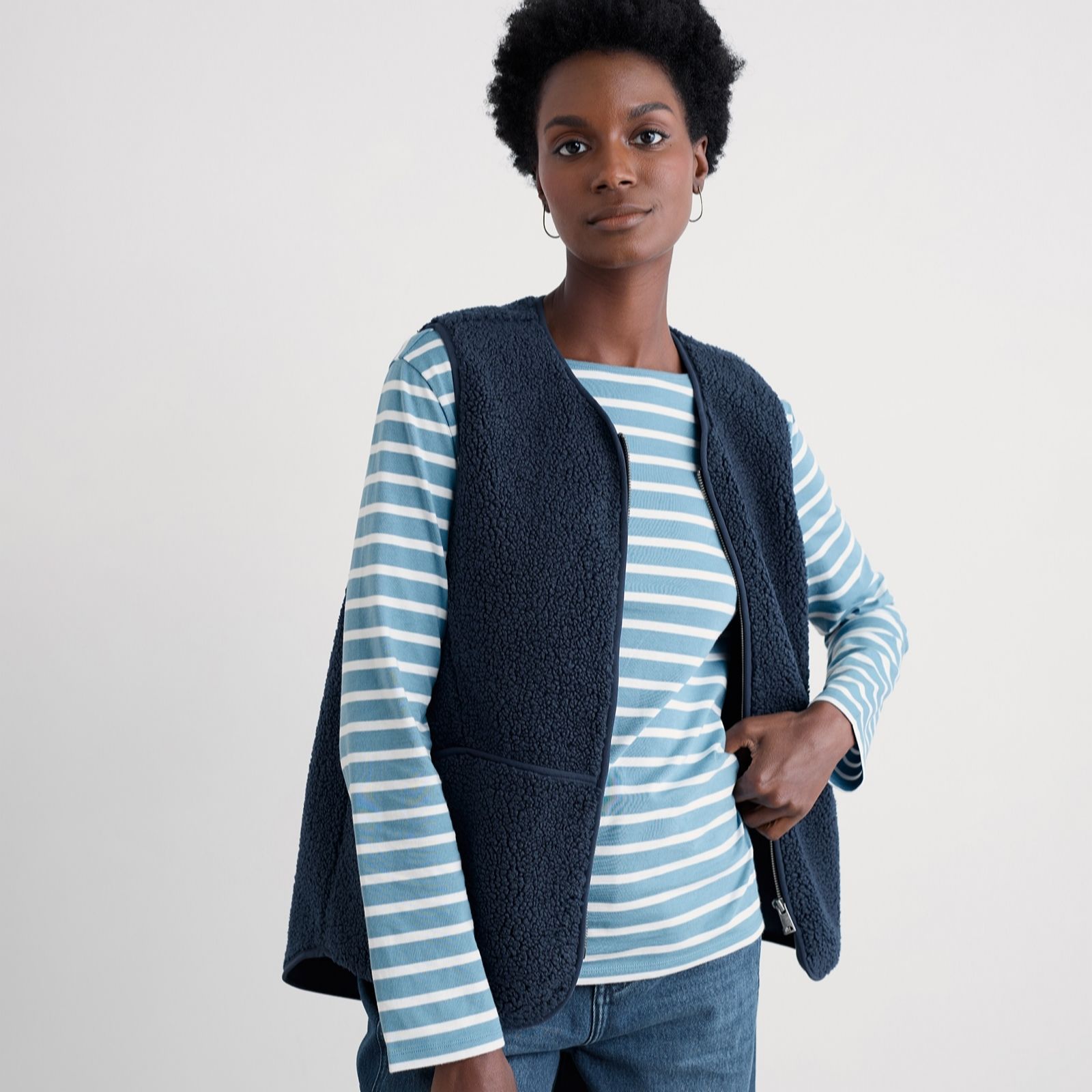 Seasalt Cornwall Maritime Sea Buckthorne Gilet