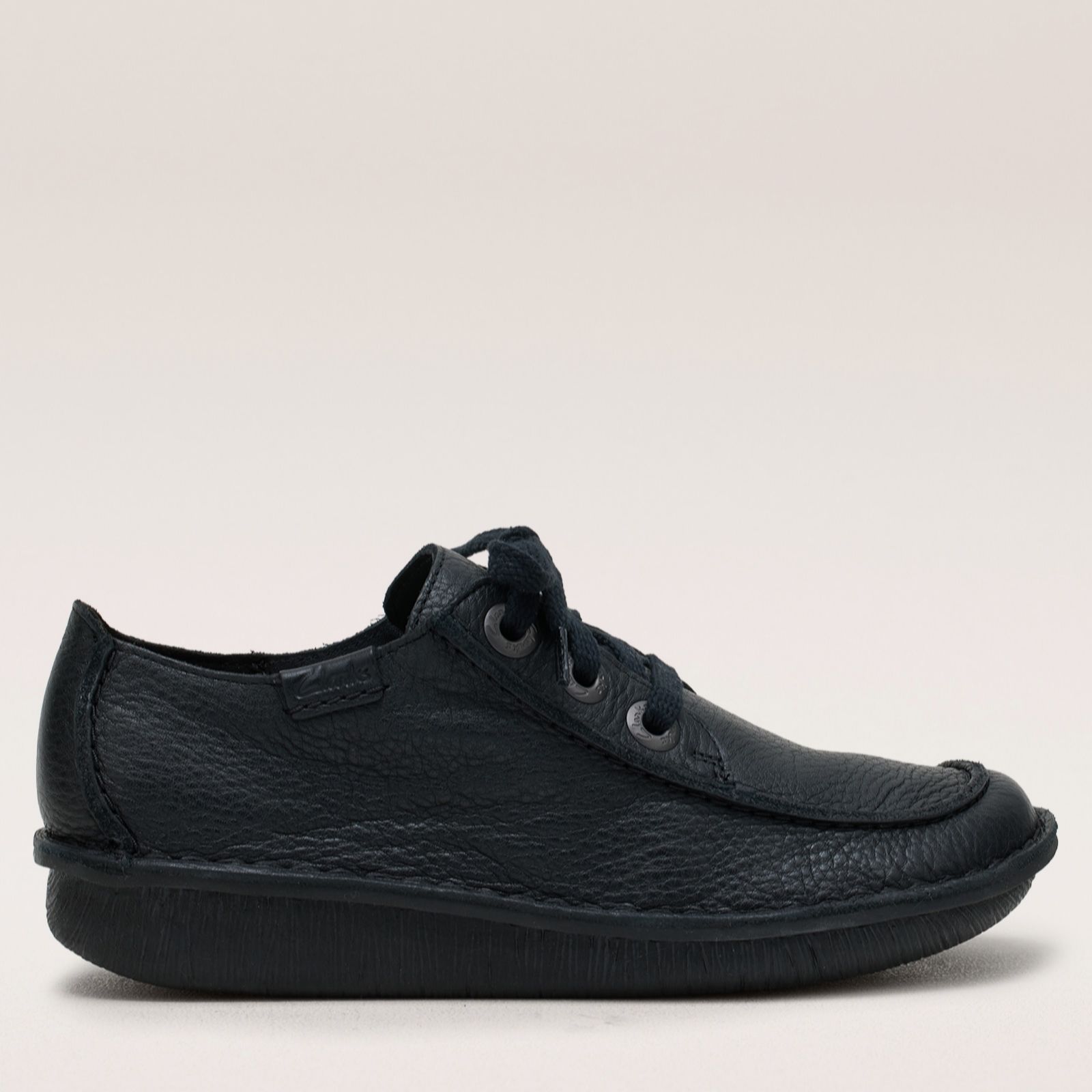 Clarks Footwear Women's Black Leather Clarks Funny Dream Shoe - Image 3