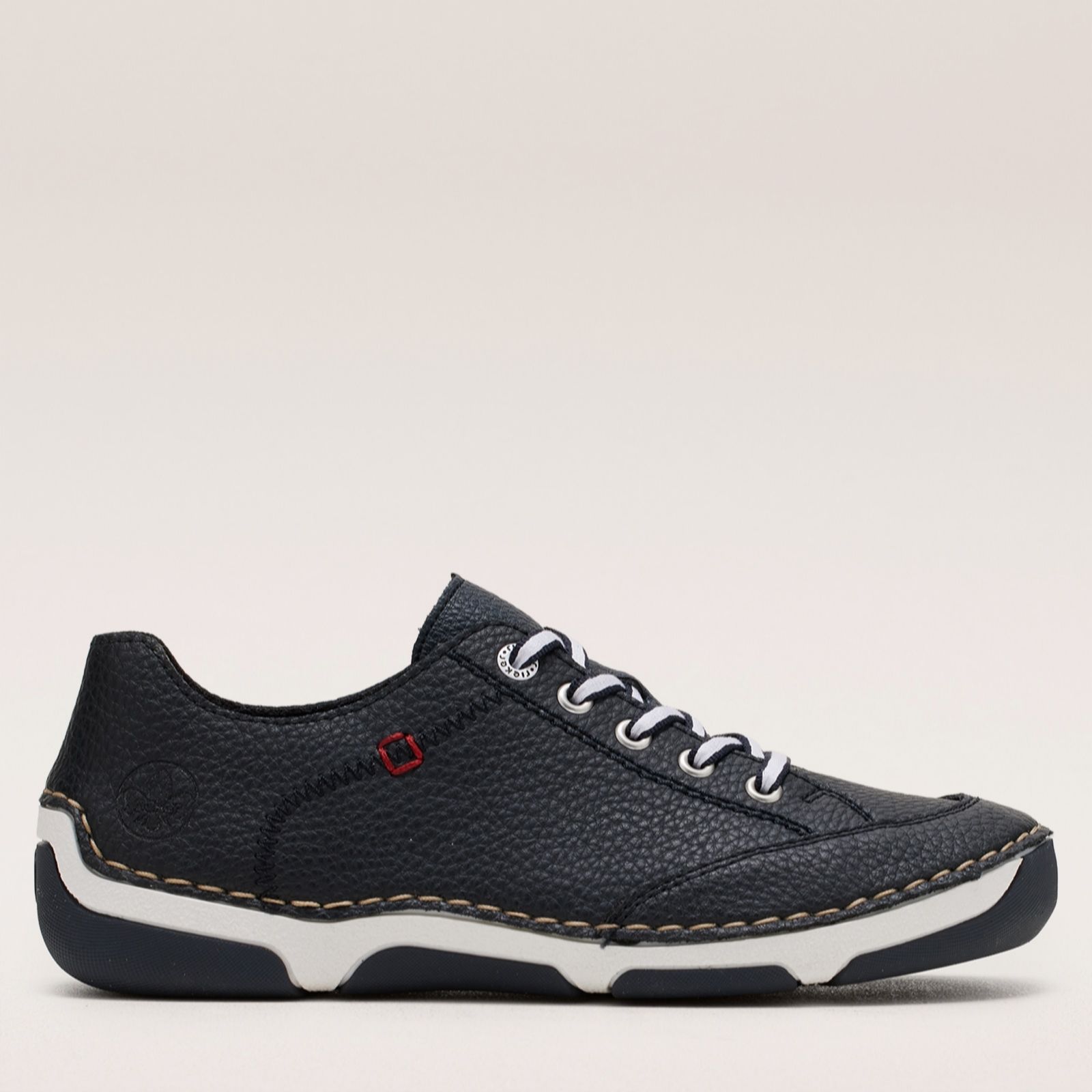 Rieker Navy Lace Up Comfort Trainer
