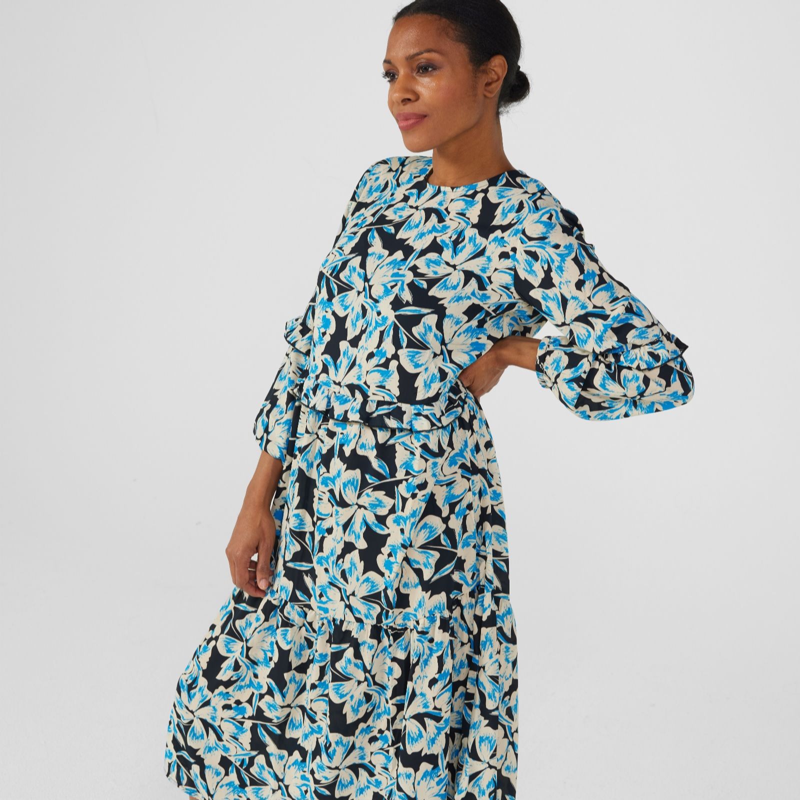 JDY Ace Print Midi Dress