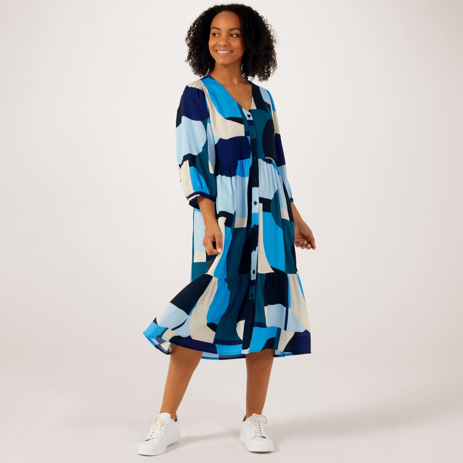 Masai Copenhagen Netta Printed Midi Dress