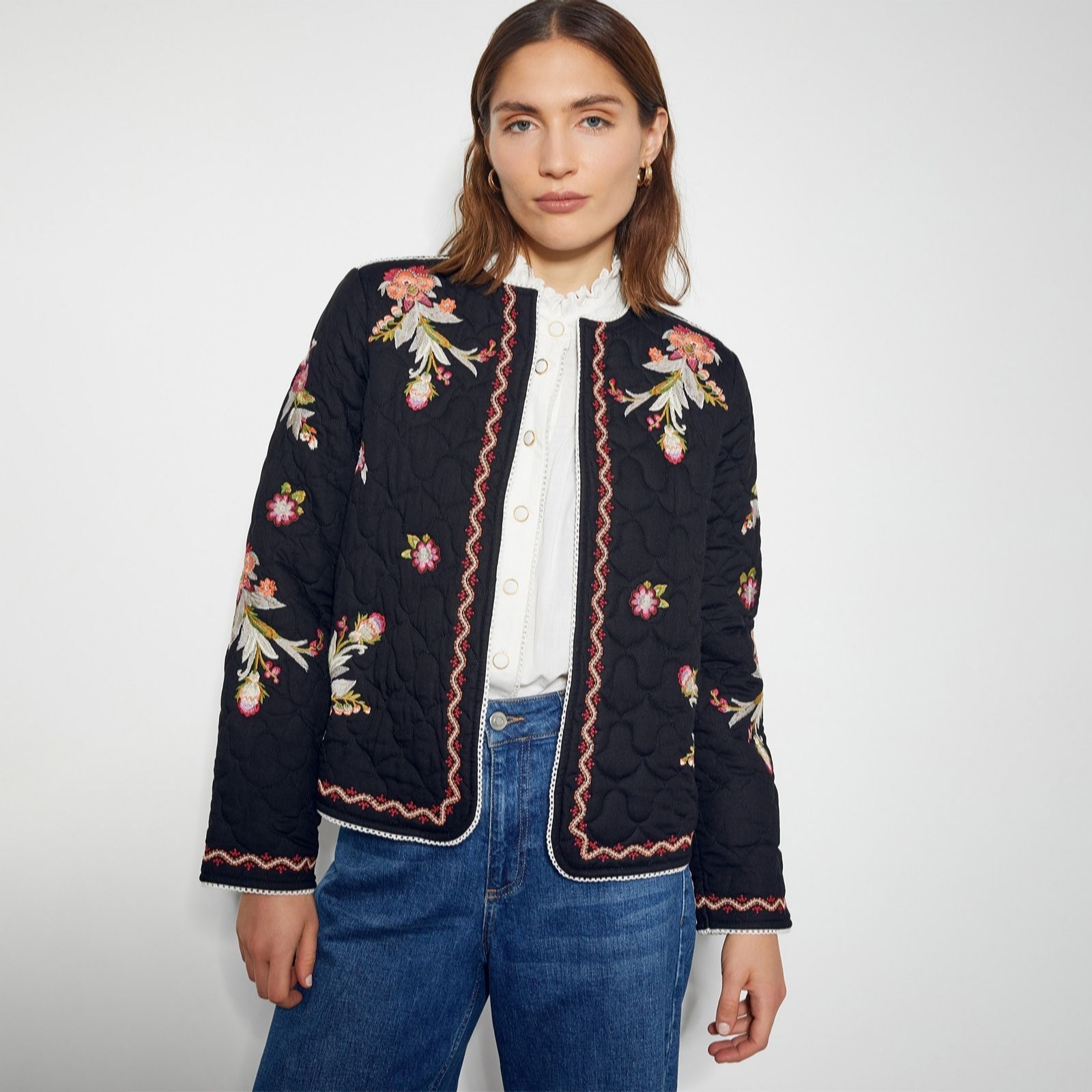 Monsoon Elisha Floral Jacket