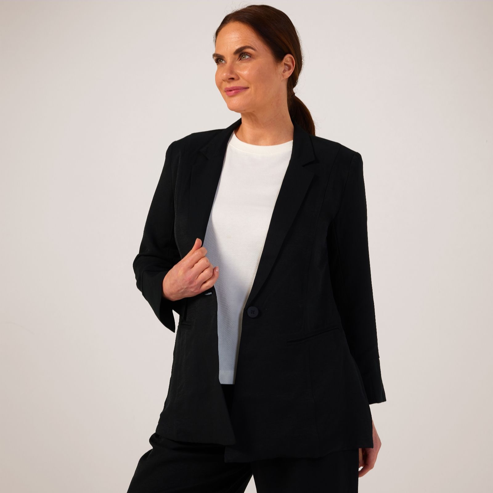 Marlawynne Black Wynne Layers Sedona A- Line Jacket
