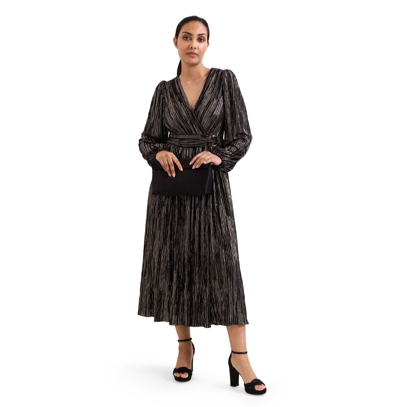 Phase Eight Emre Stripe Midi Dress Petite women's