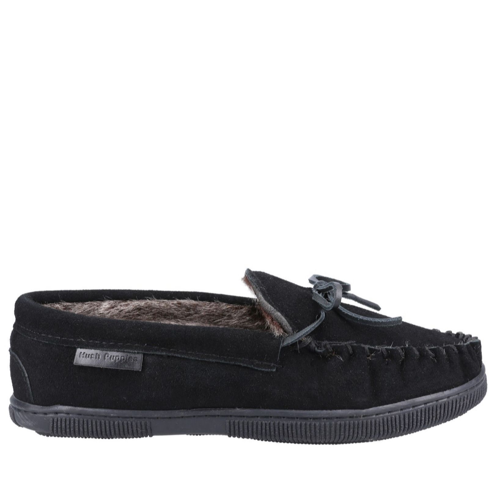 Hush Puppies Men Grey 'Ace' Suede Slipper | Size: 12