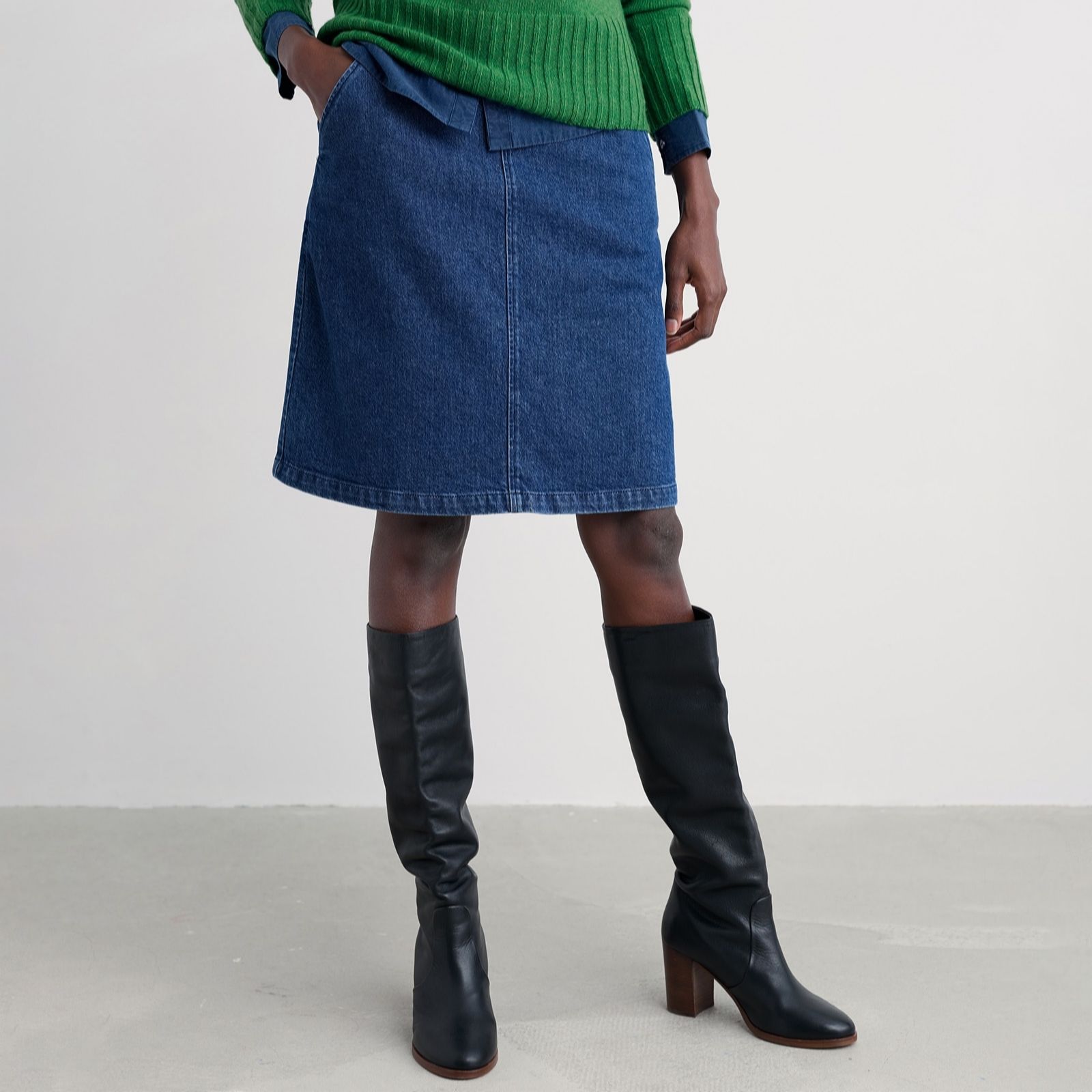 Seasalt Cornwall Women's Mid Wash Dovetail Skirt