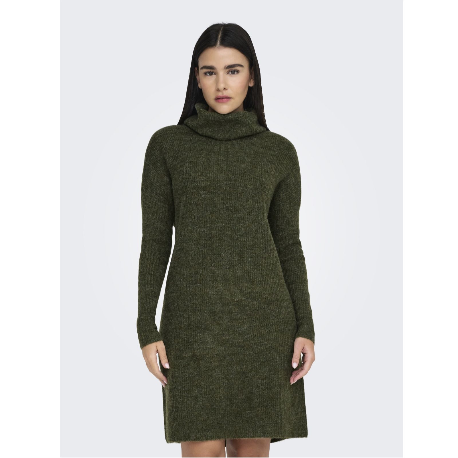 Only Cowl Neck Knitted Dress