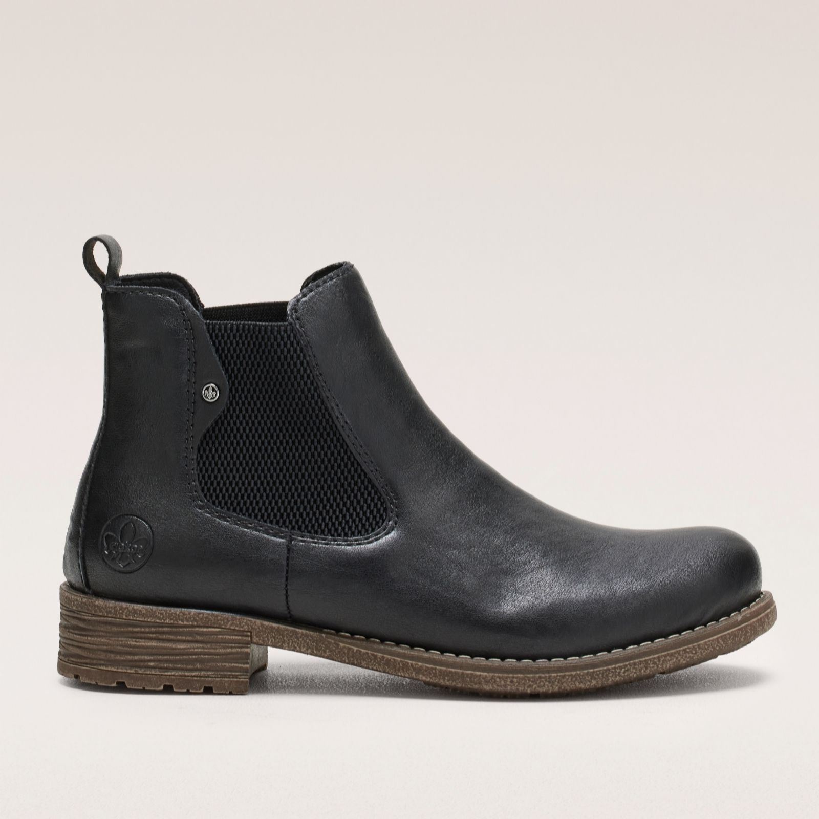 Rieker Black Warm Lined Chelsea Boot