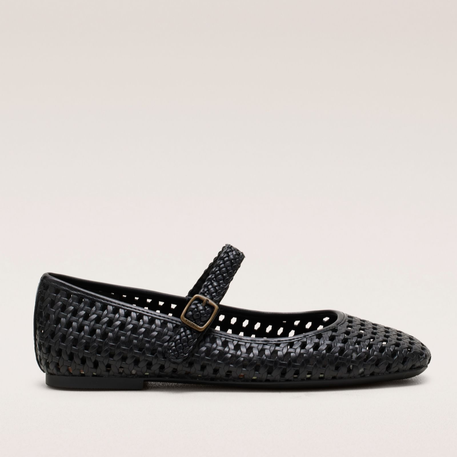 Vionic Black Hyacinth Alameda Woven Mary Jane Shoe