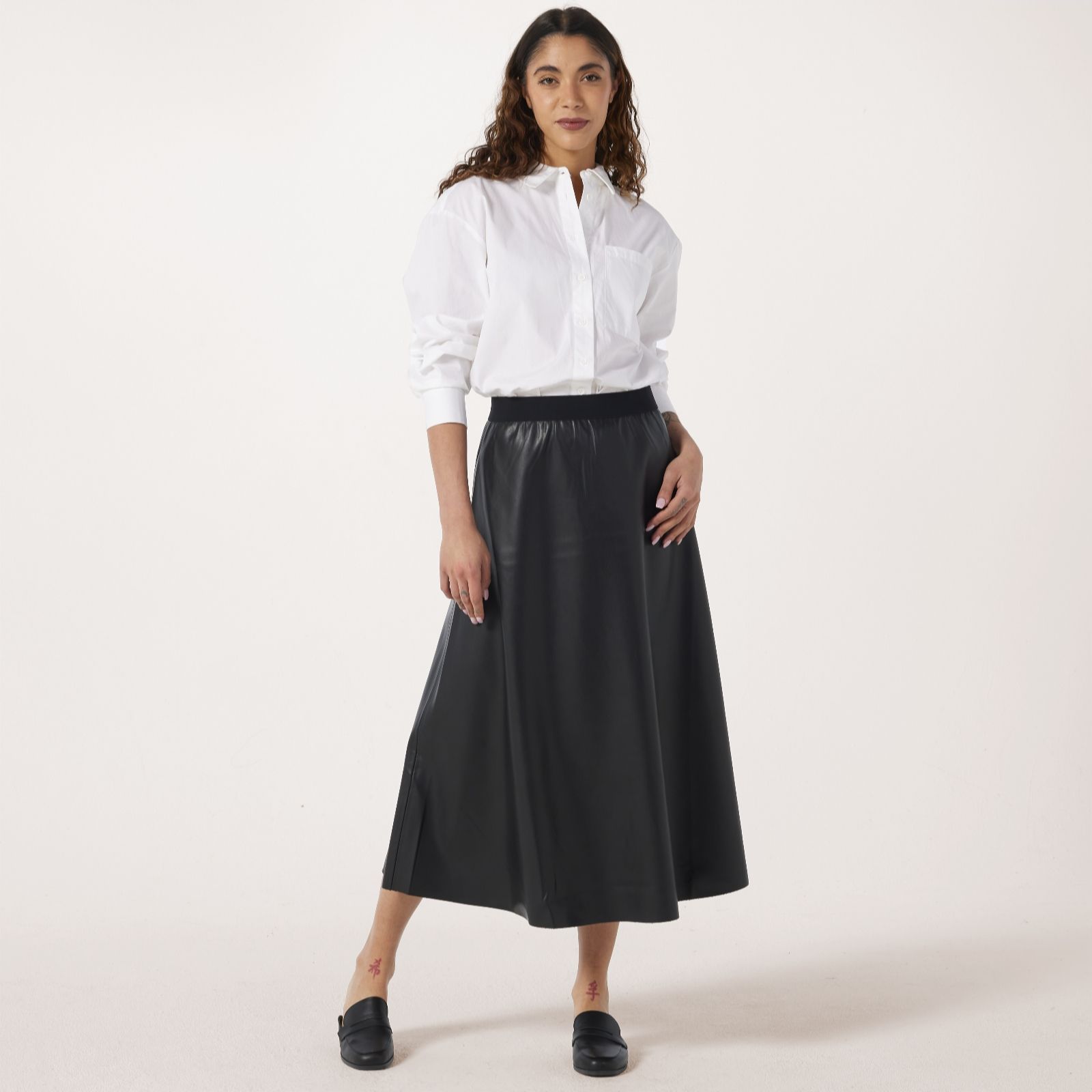 Denim & Co. Essentials 100% Cotton Shirt