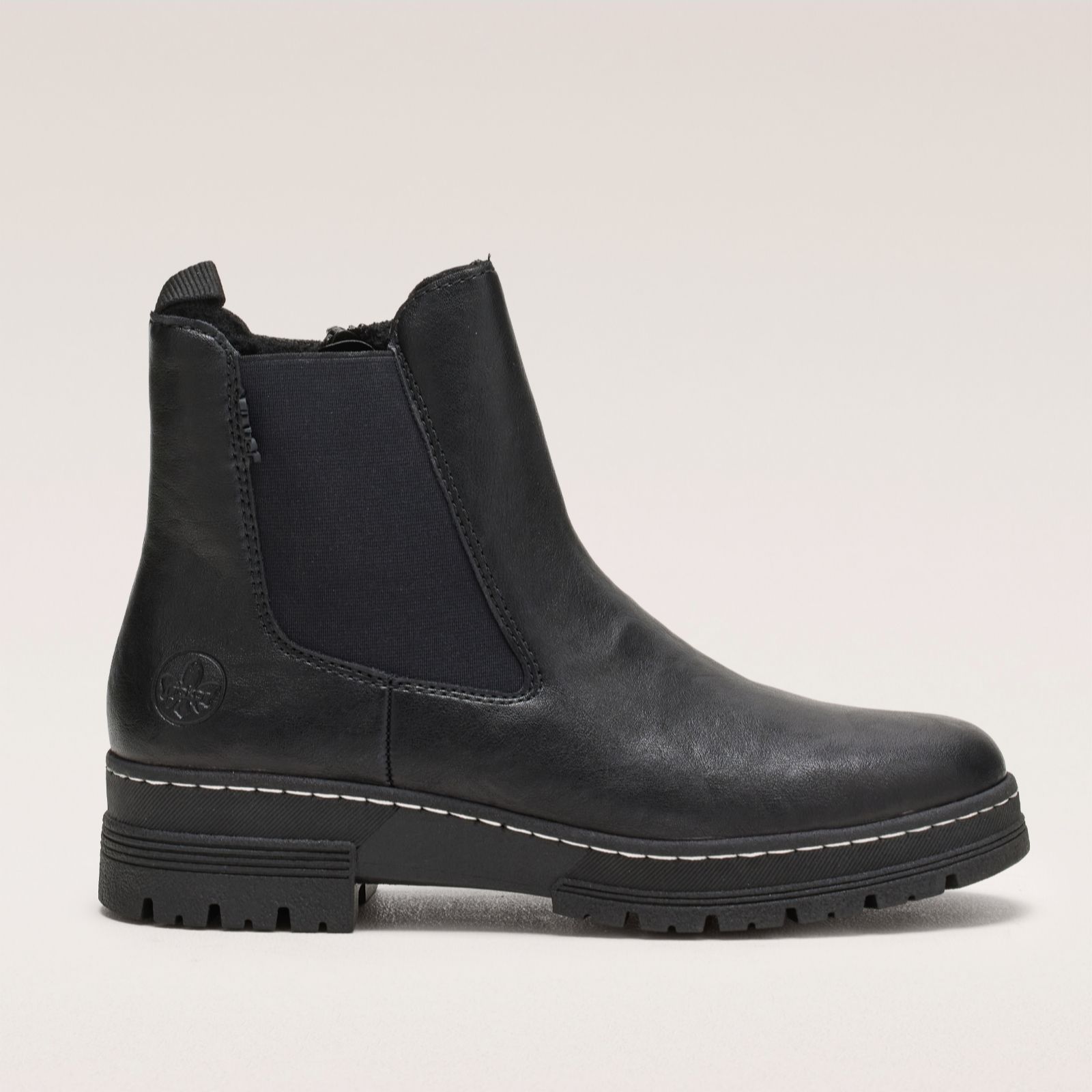 Rieker Black Chelsea Warm Lined Boot