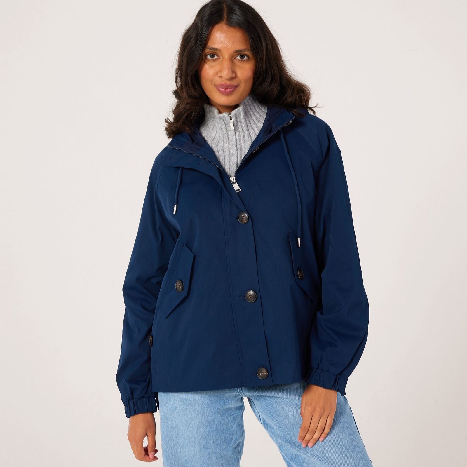 Only Beige Noa Hooded Trench Coat